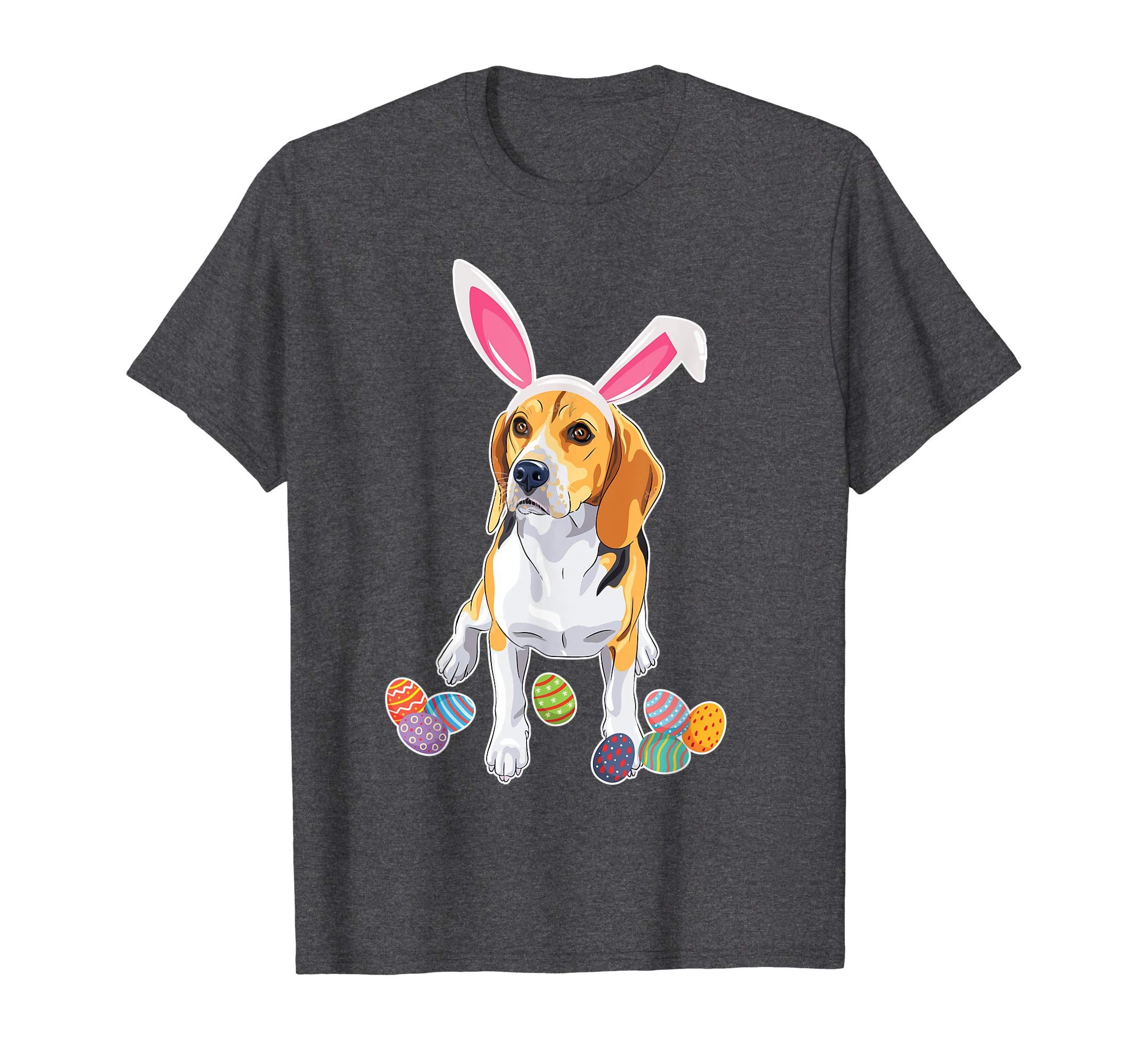 Beagle Dog With Bunny Rabbit Hat Easter Eggs Happy Day Shirt
