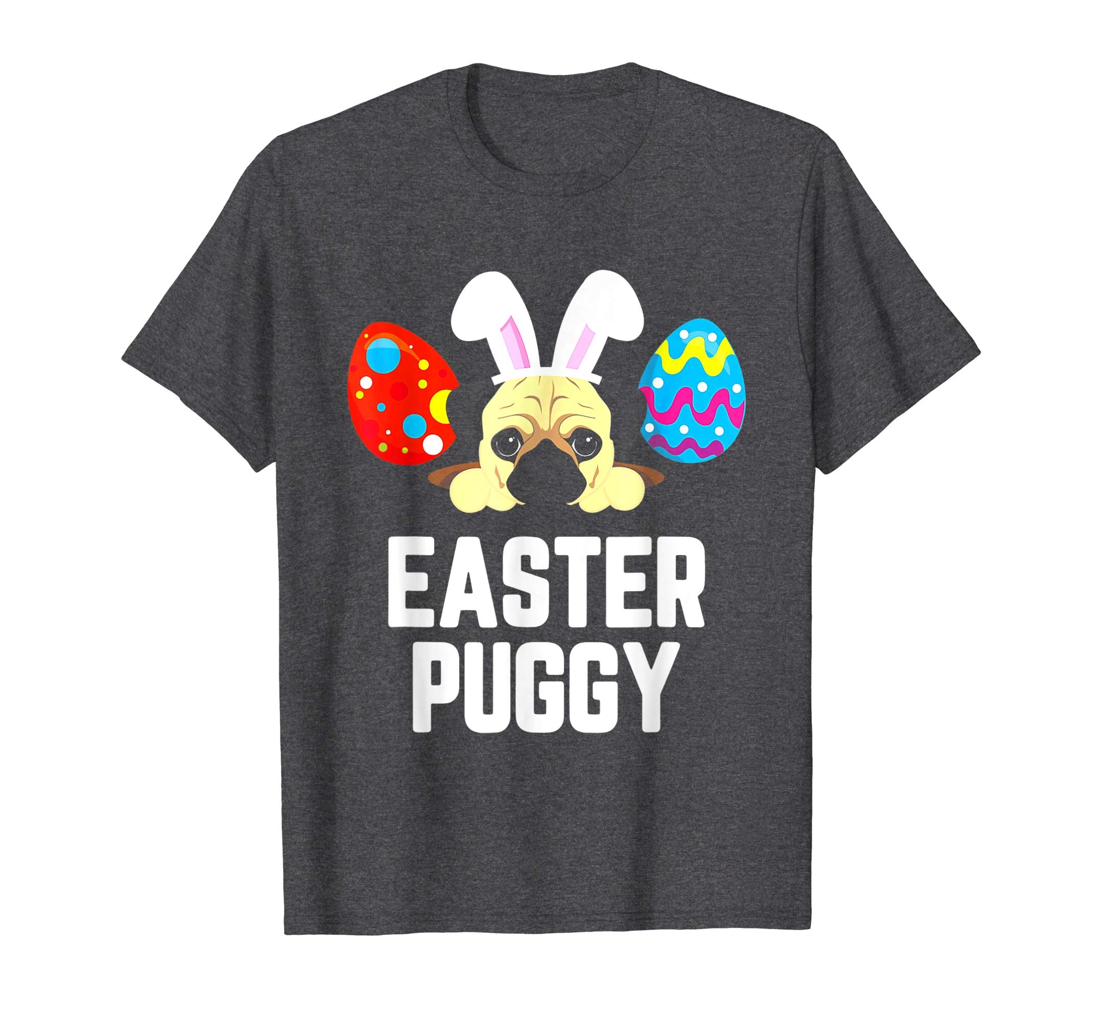 Easter Puggy Cute Dog Pug Funny Easter T-Shirt Women Kids