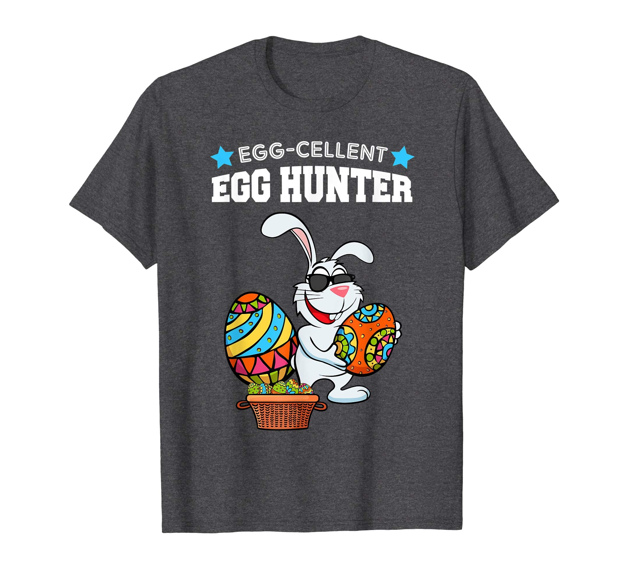 Egg-cellent Egg Hunter Easter Bunny With Sun Glass T-Shirt