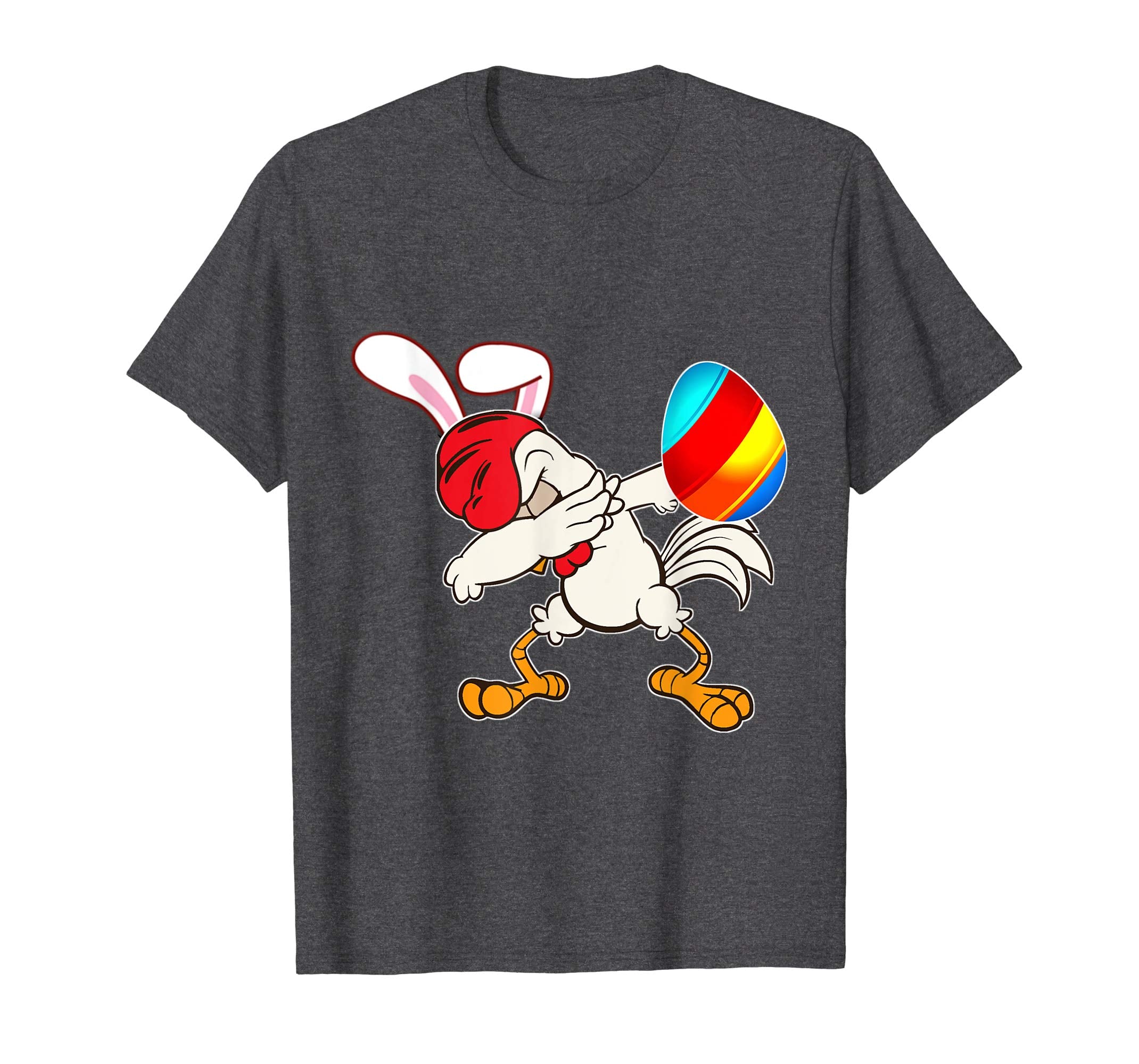 Easter Bunny Dabbing Chicken Rooster Tshirt Egg Ears Gift
