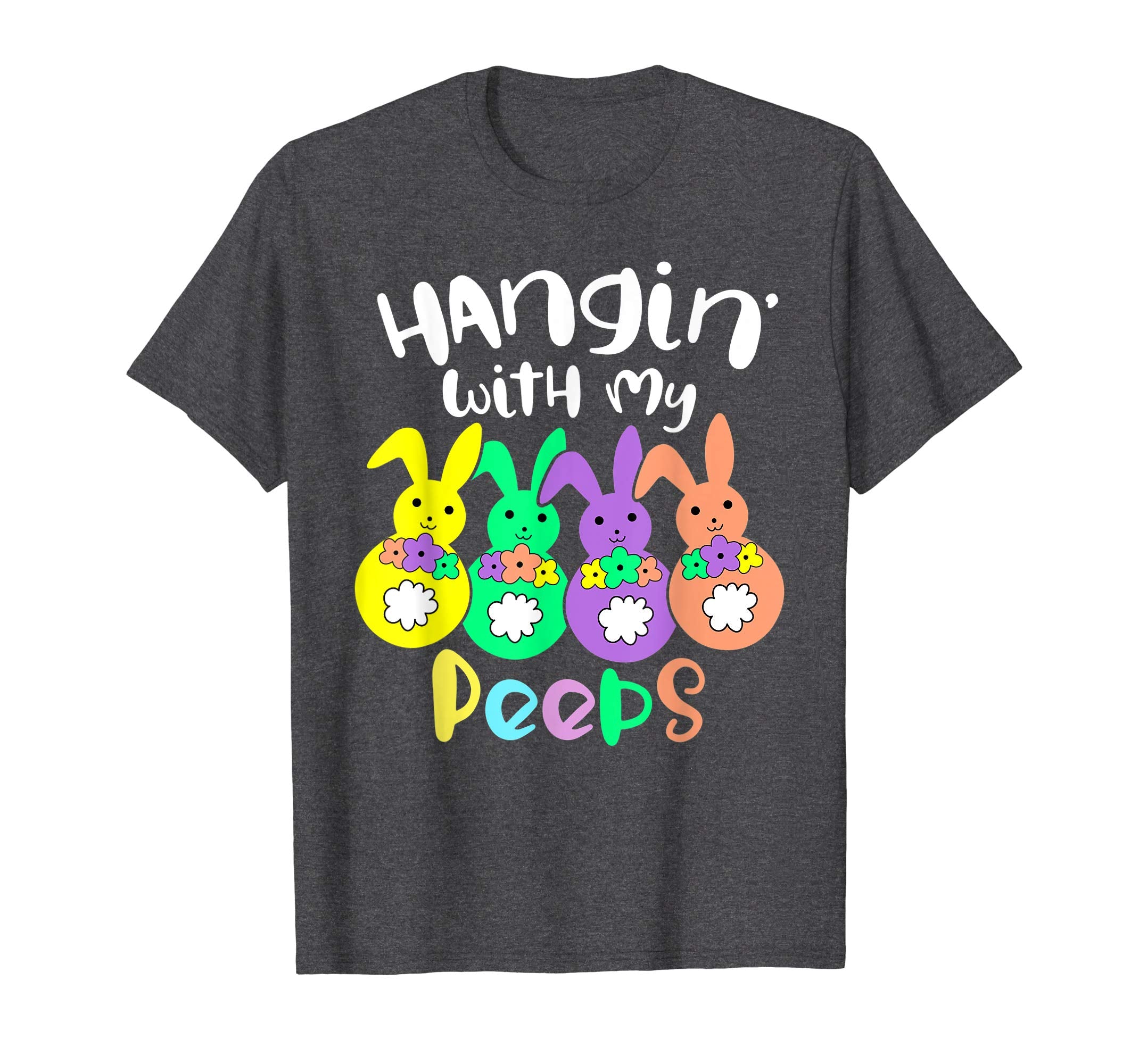 Hanging With My Peeps Happy Easter Kids Boys Girls T Shirt