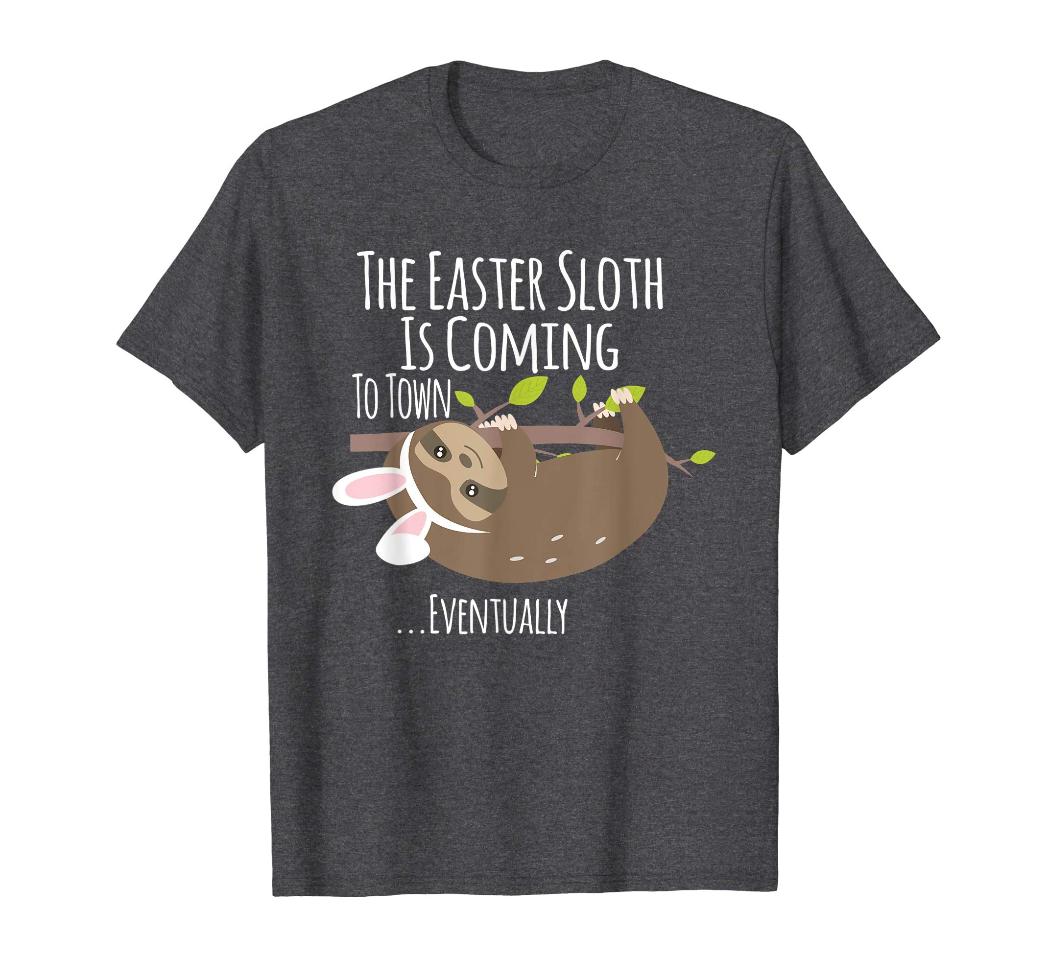 The Easter Sloth With Bunny Ears Funny T Shirt Easter Bunny