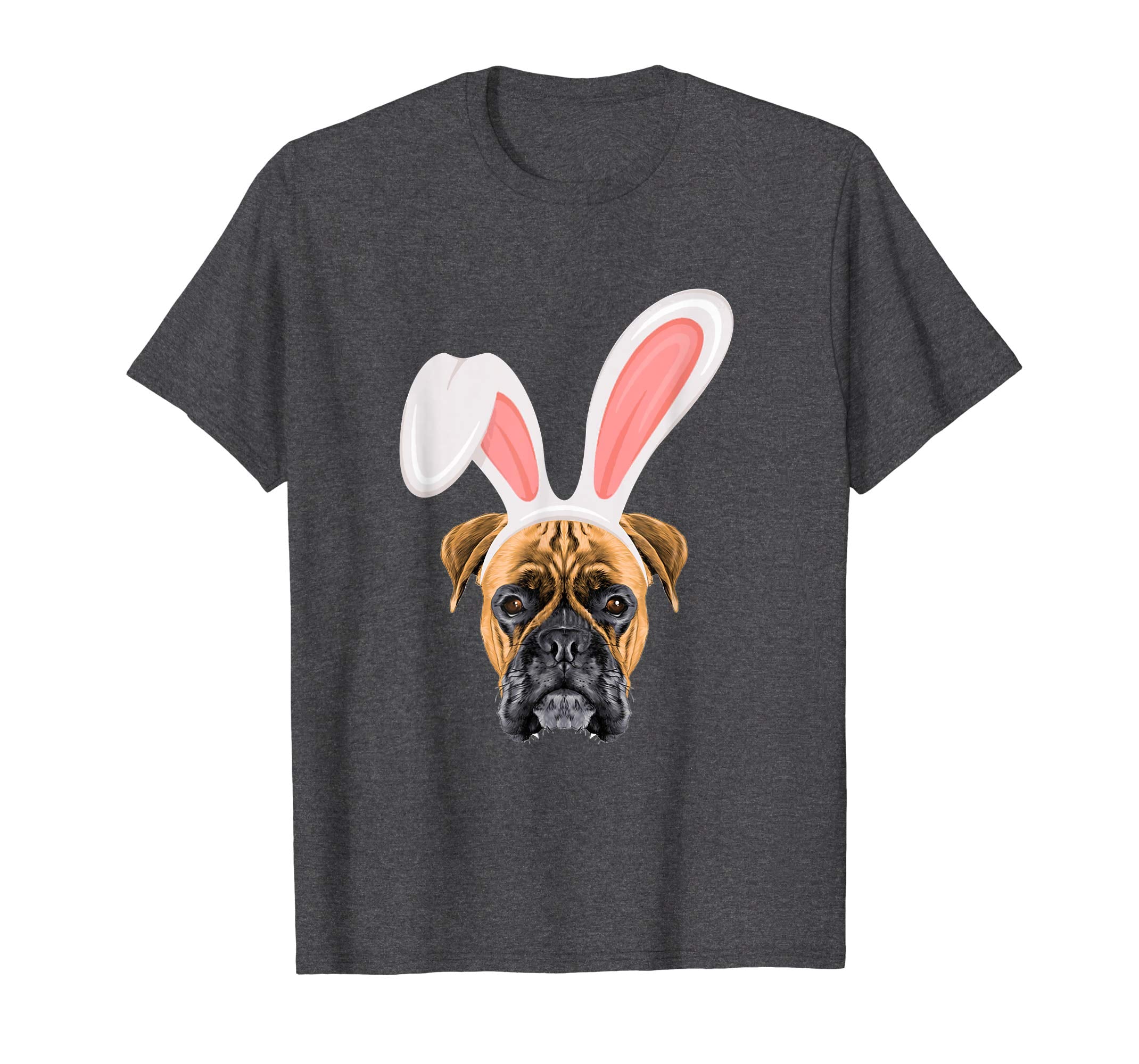 Funny Boxer Dressed As Easter Bunny With Rabbit Ears T-Shirt