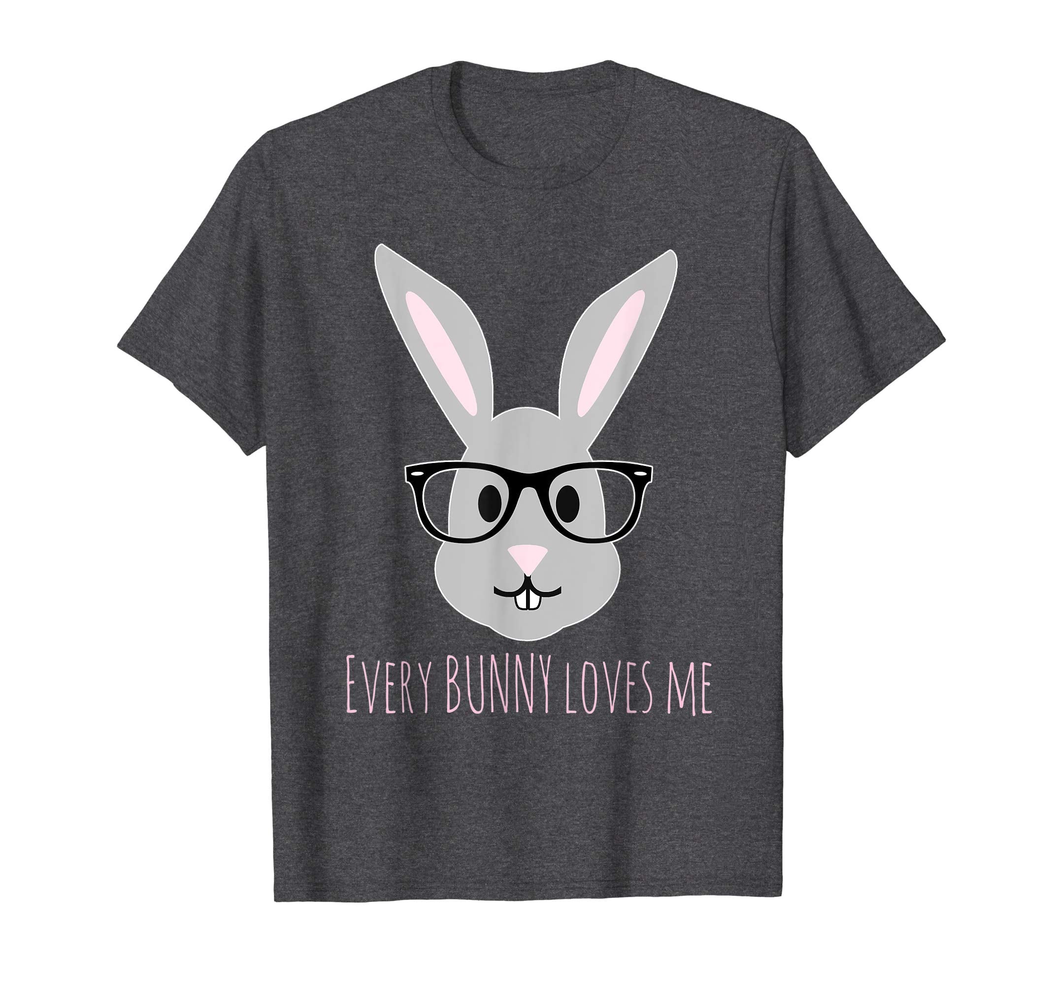 Happy Easter T-Shirt Cute Bunny Head with Glasses TShirt