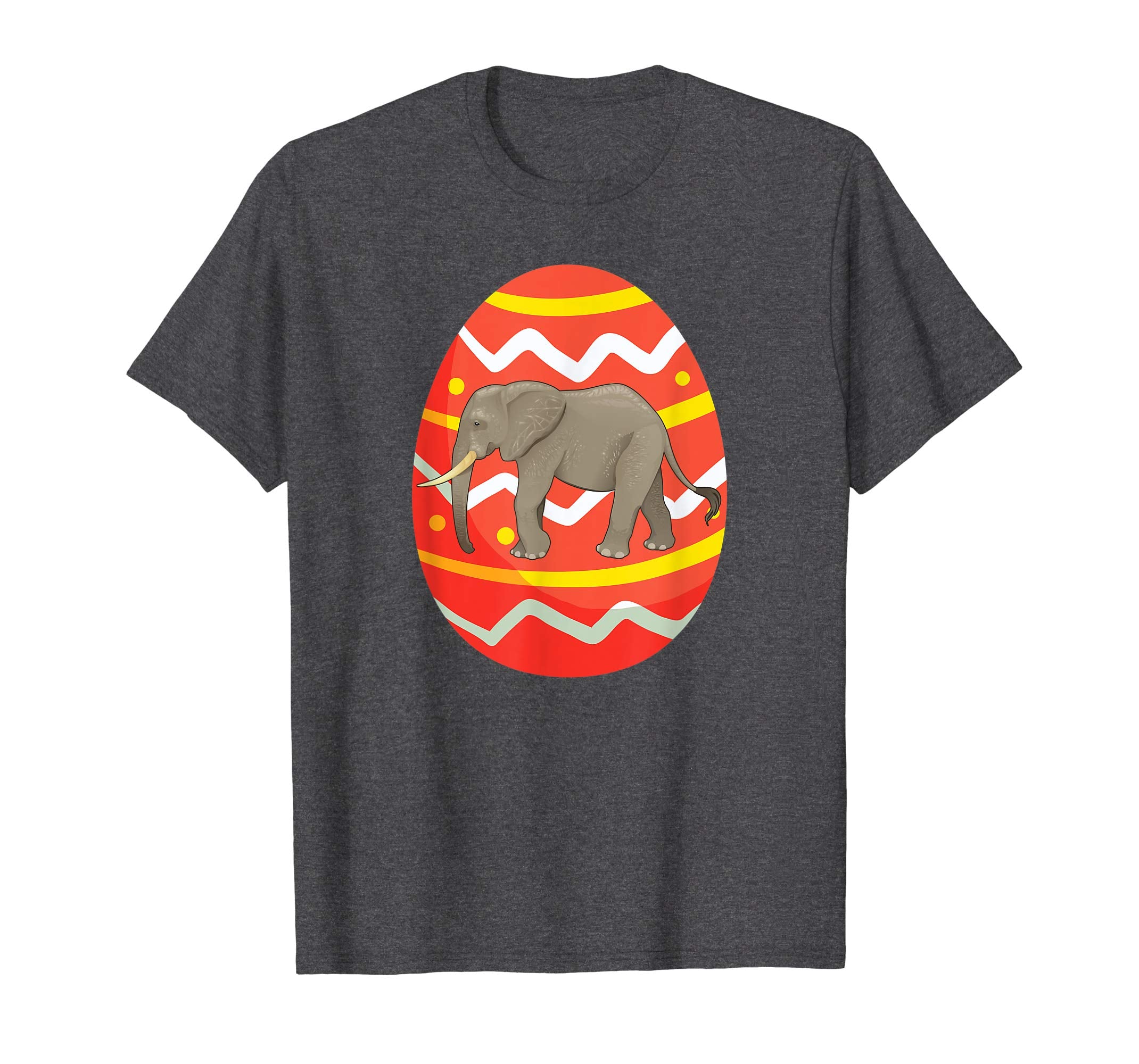 Happy Easter Egg Elephant Bunny T-Shirt for Kids Boys Girls