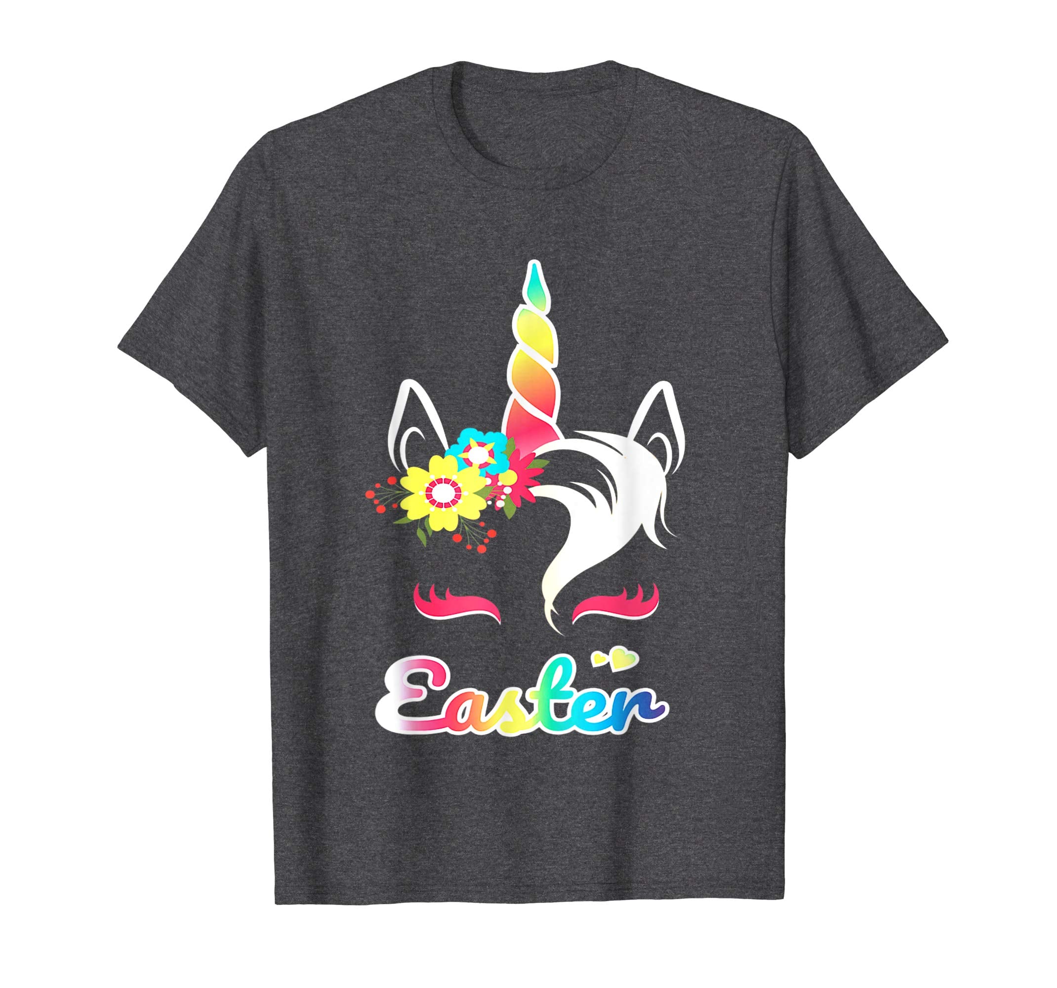 Rainbow Unicorn Easter Shirt Custom Name Gift for girls