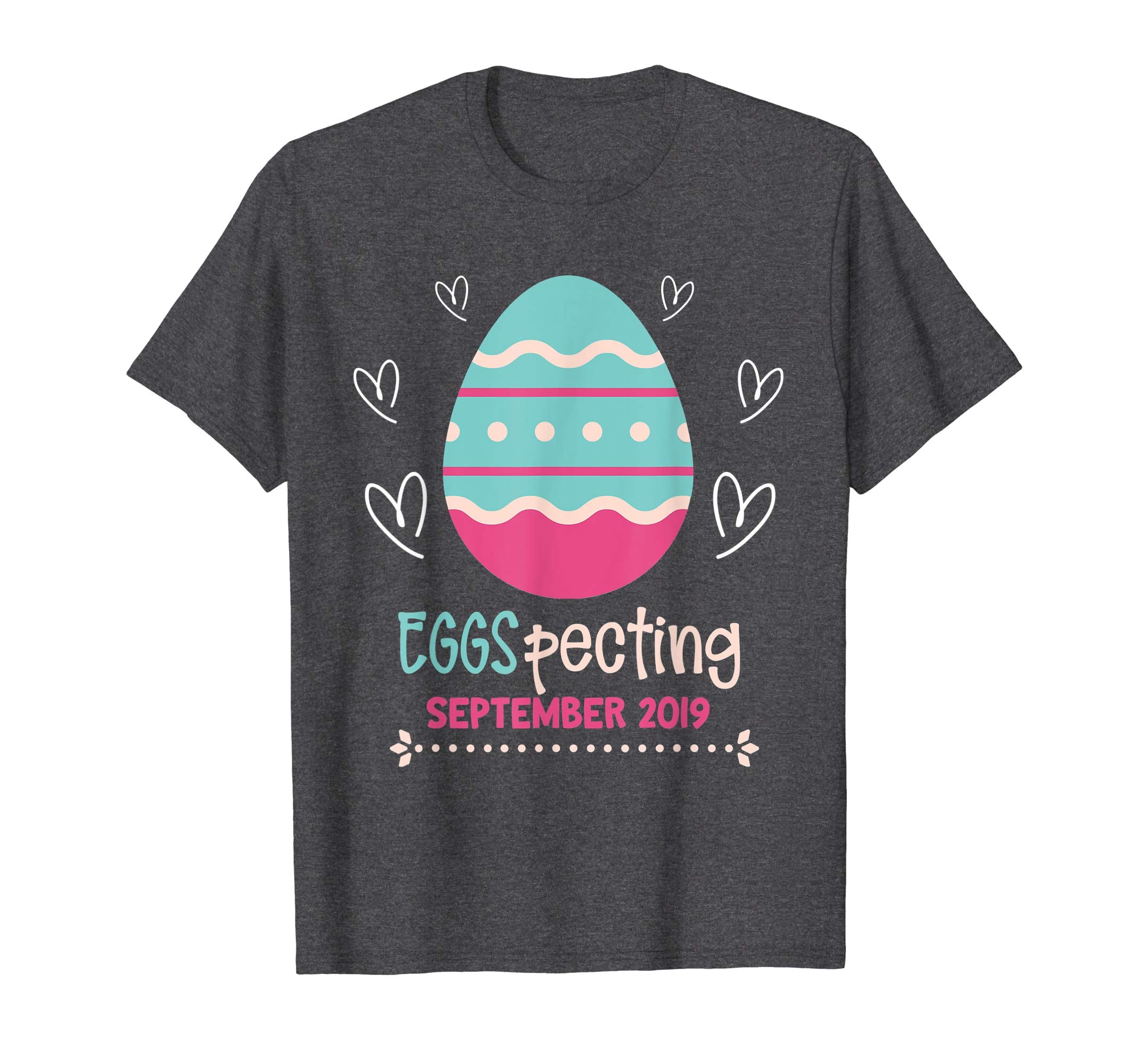 Easter Pregnancy Announcement T Shirt Eggspecting Sept 2019