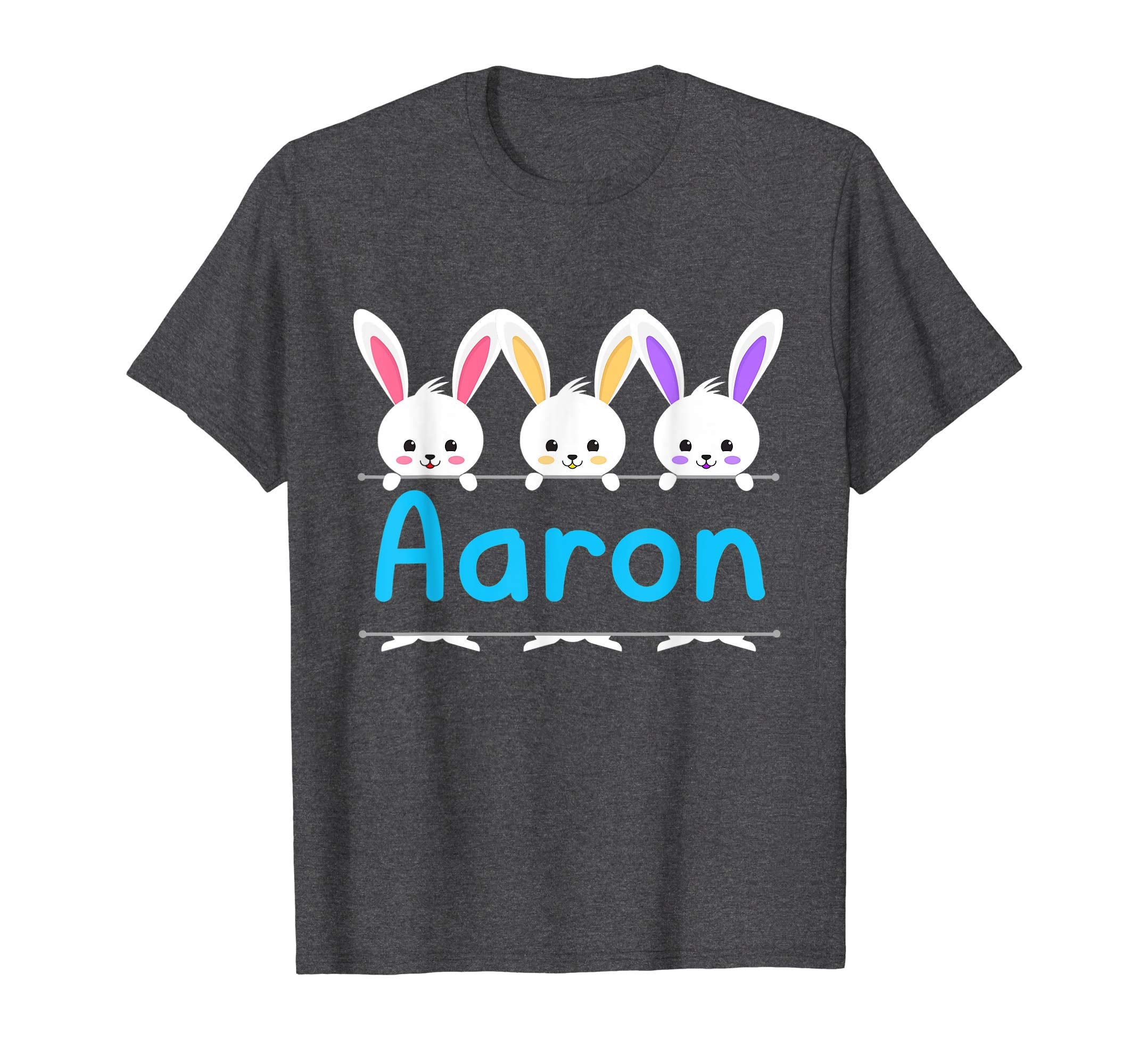 Easter day t-shirt super cute 3 Aaron Rabbits