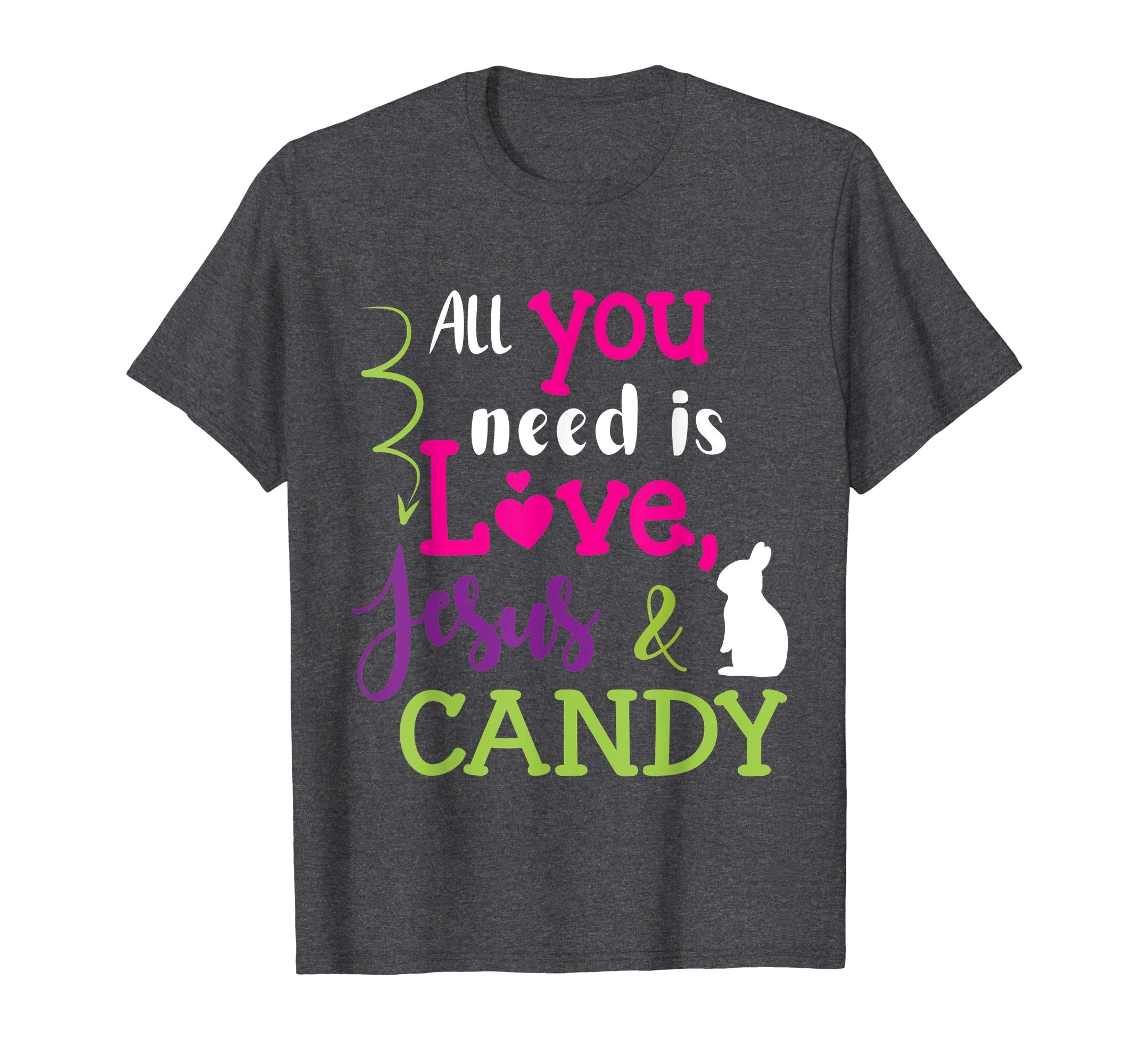 All You Need Is Love Jesus And Candy Bunny Easter Day Shirt