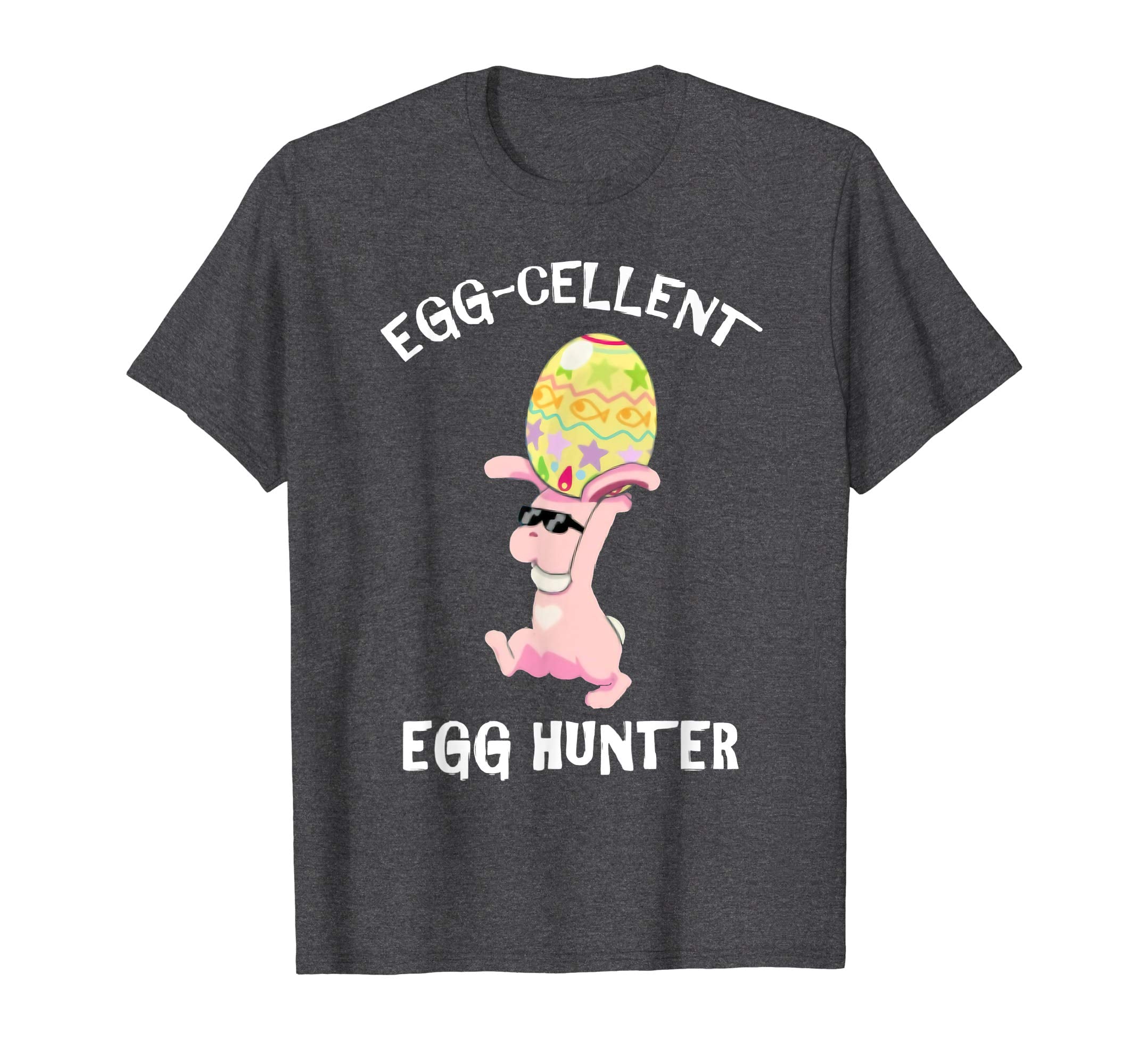 Egg-cellent Egg Hunter Easter T-Shirt Boys Girls Bunny Gift