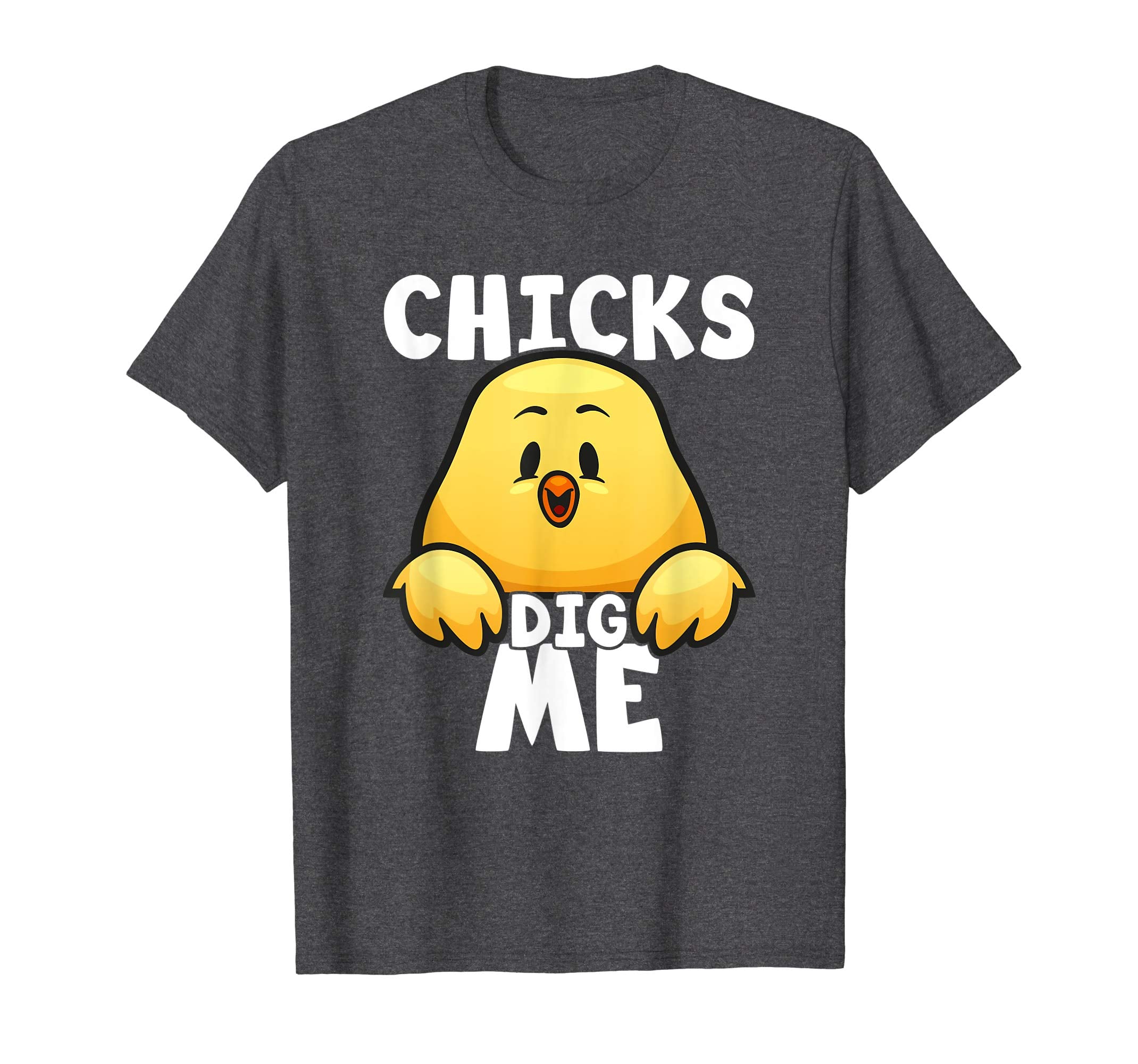 Chicks Dig Me Egg Hunt Happy Easter Kids Boys Girls T Shirt