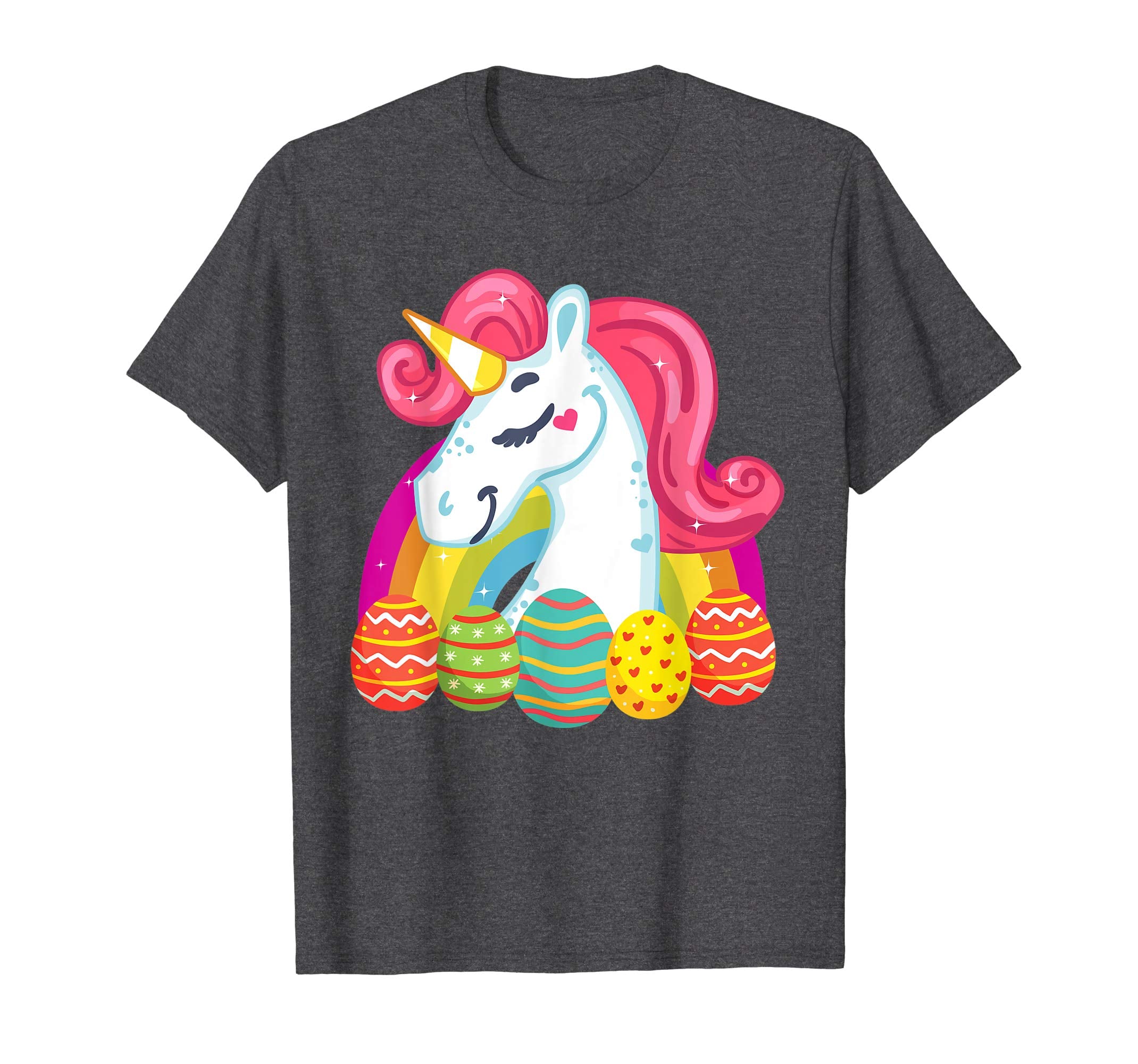 Cute Unicorn Easter Egg T-Shirt for Mom Daughter