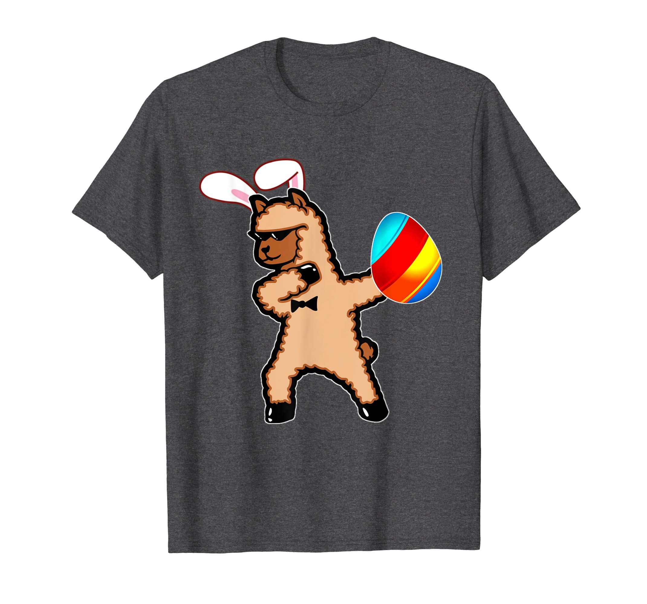 Easter Bunny Dabbing Llama Alpaca Tshirt Egg Ears Gift