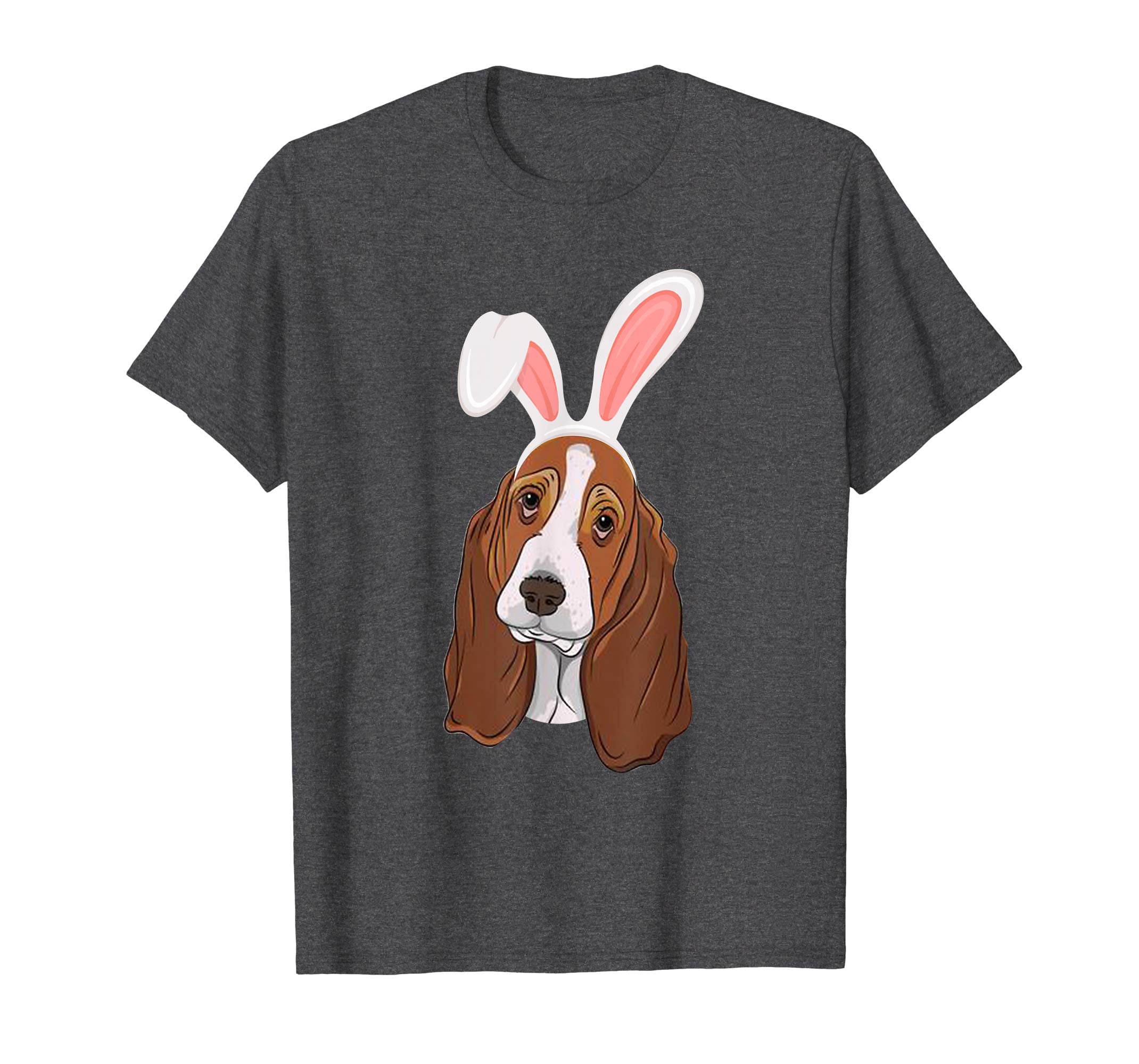 Basset Hound Dressed As Easter Bunny With Rabbit Ears Shirt