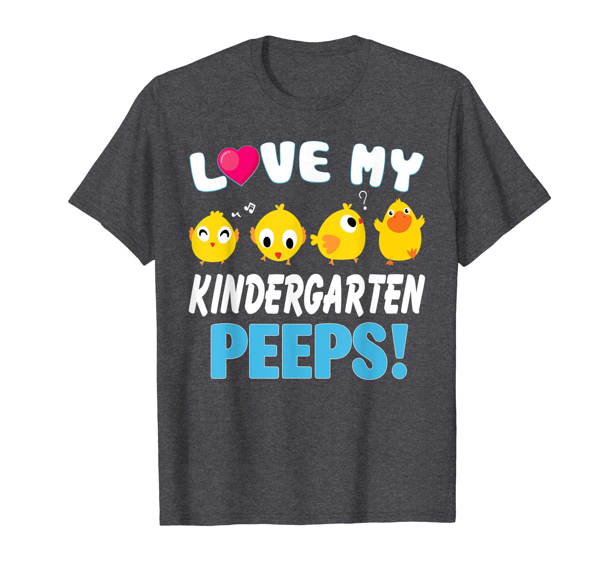 I Love My Kindergarten Peeps Chicks Easter Teacher Shirt