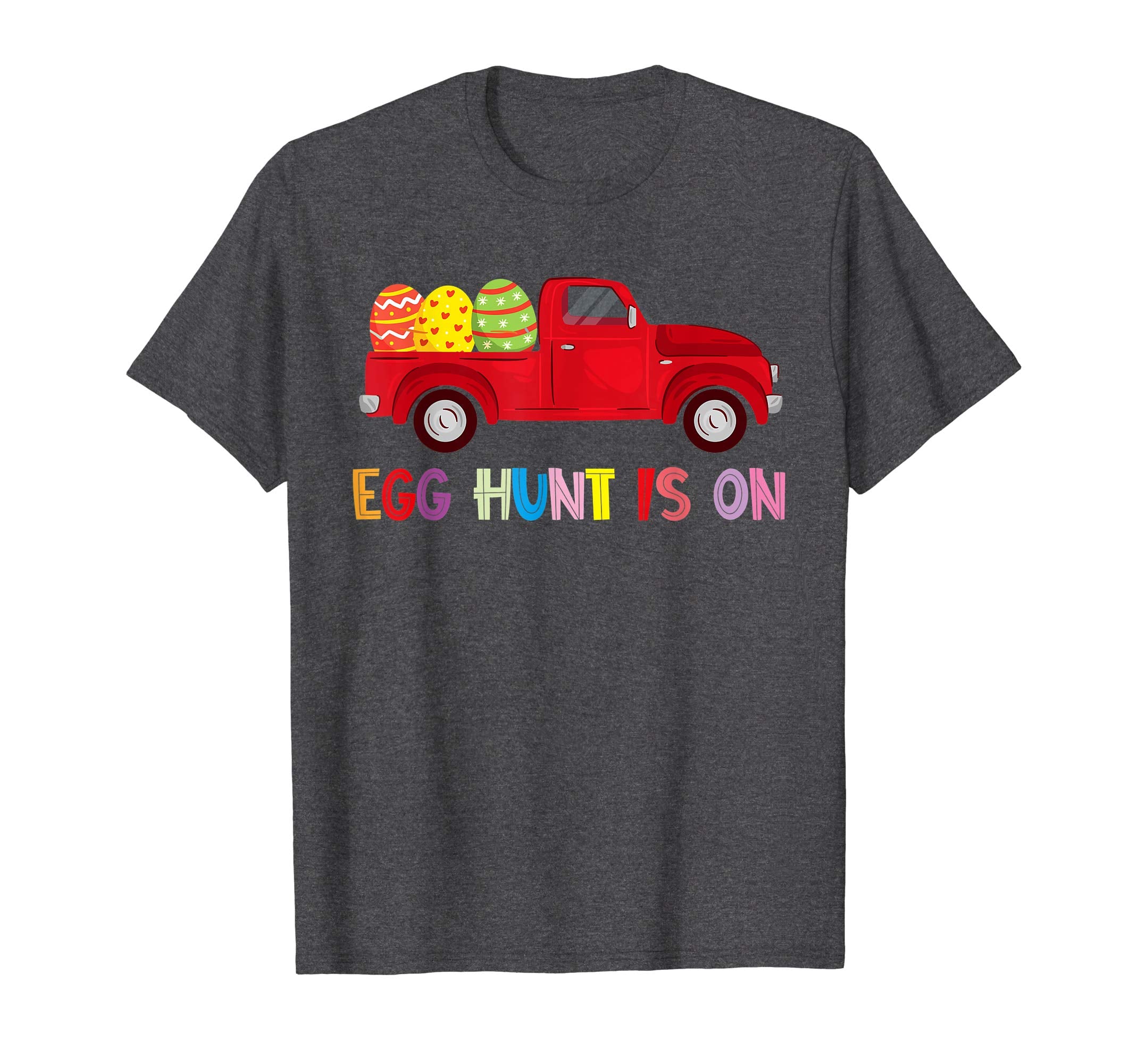 Happy Easter Truck Egg Hunt Is On Kids Boys Girls Shirt Gift