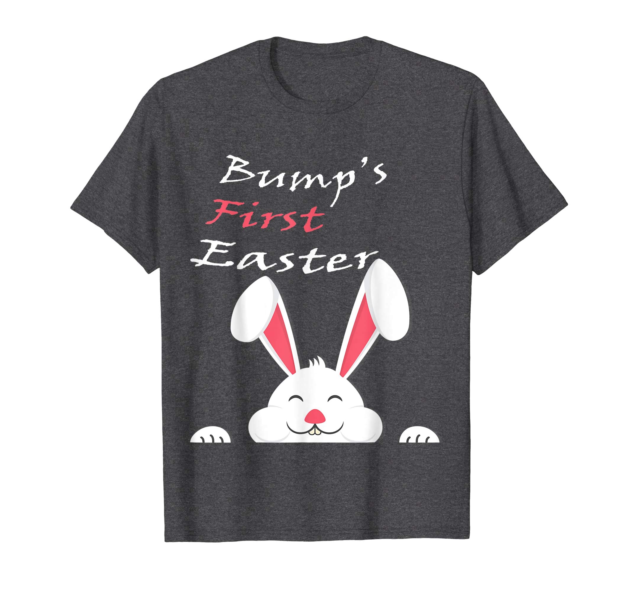 Bumps First Easter Tshirt Adorable Pregnancy Pastel Bunny