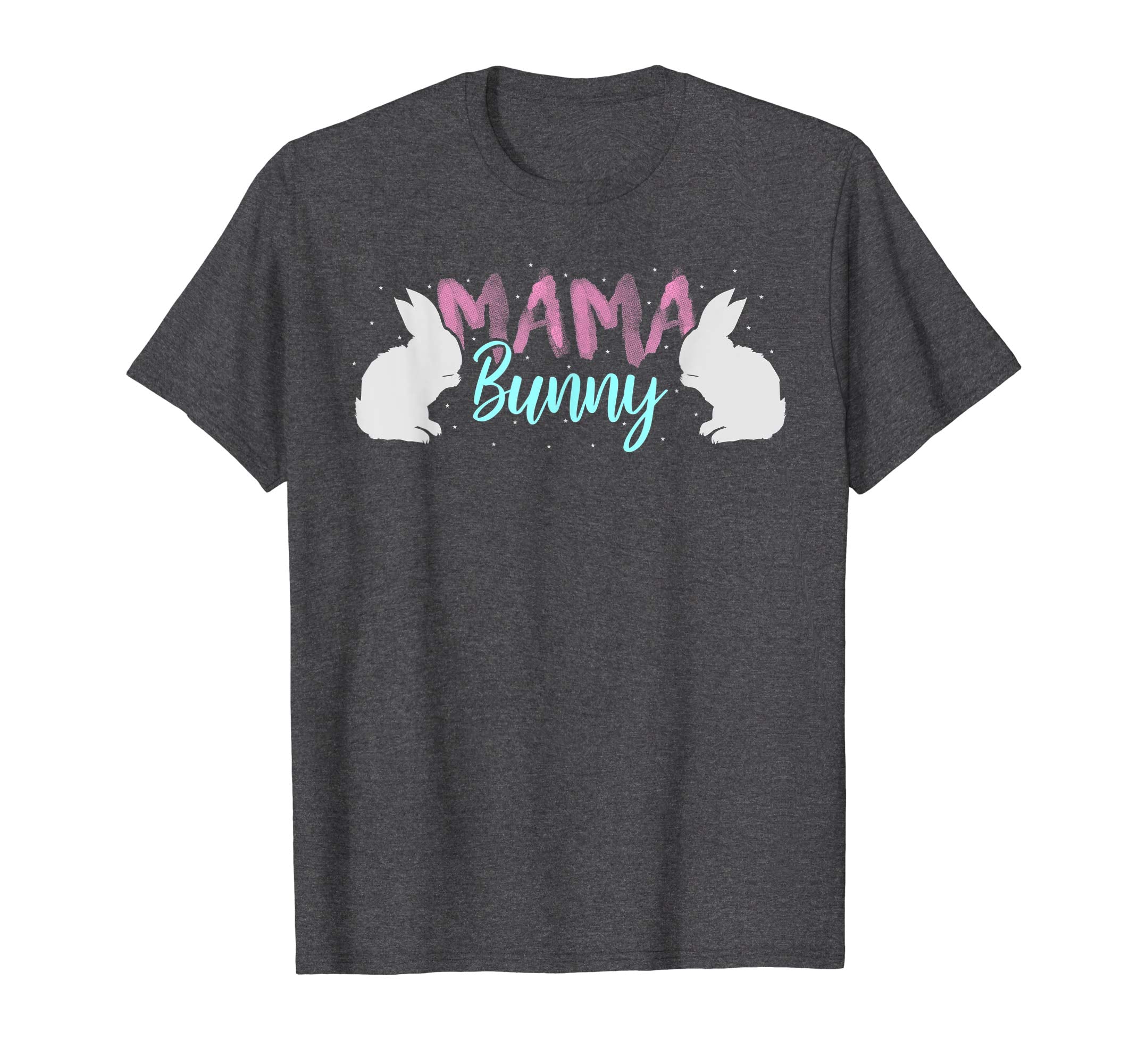 Mama Bunny T Shirt Easter Mom Rabbit Eggs Pink Pastel