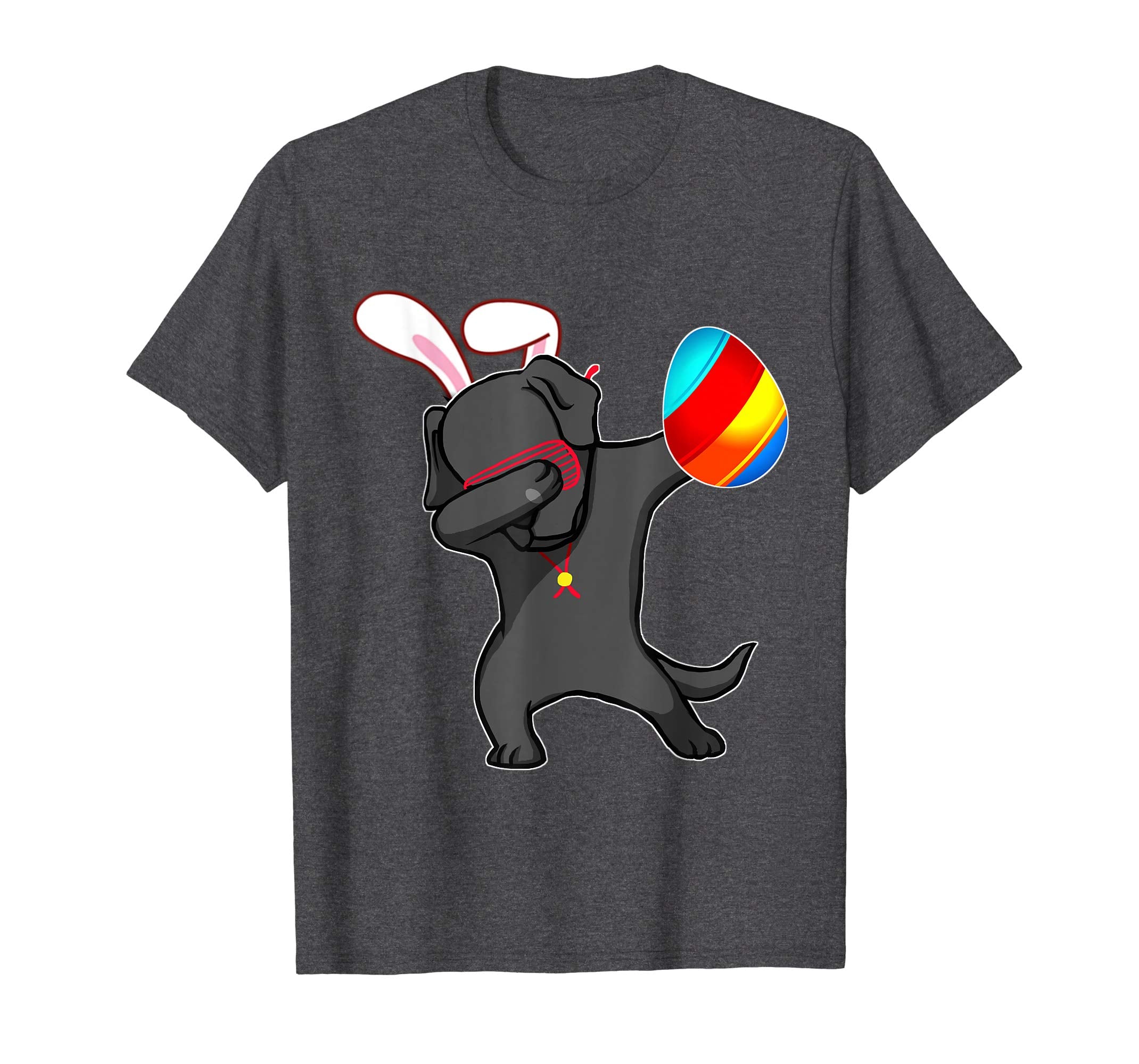 Easter Bunny Dabbing Labrador Dog Tshirt Egg Ears Gift
