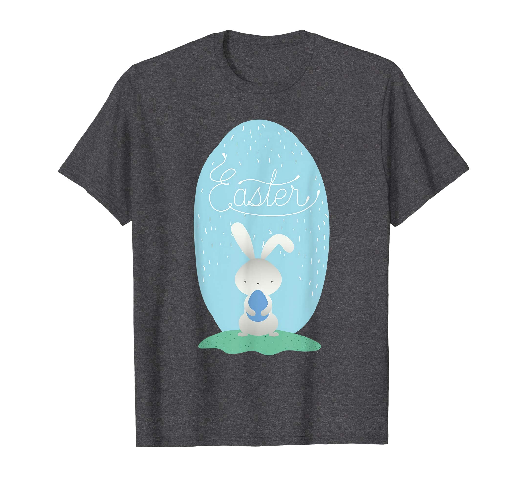 Happy Easter Bunny Tee shirt with Easter Eggs T shirt