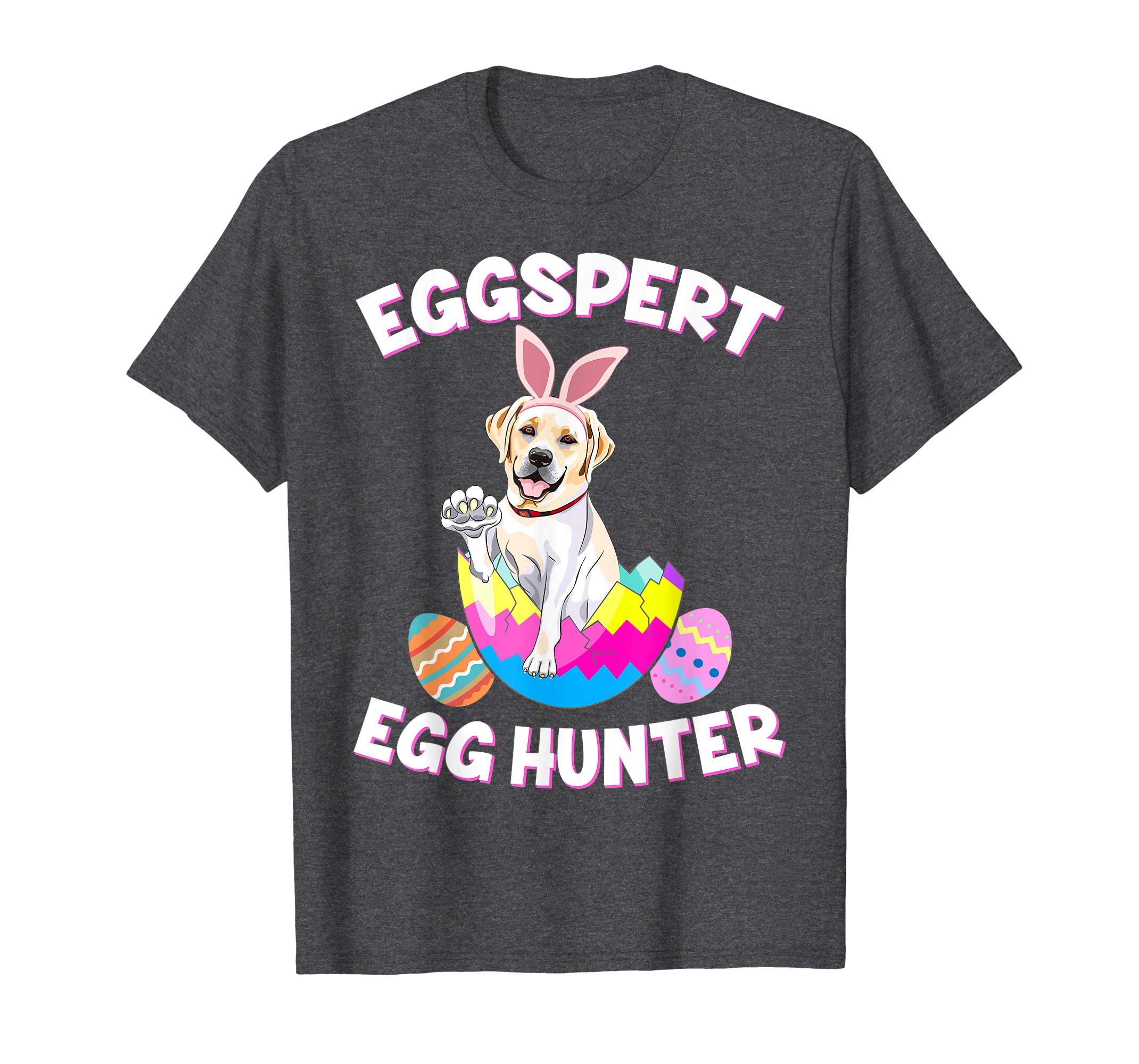 Eggspert Egg Hunter Easter Funny Labrador T Shirt