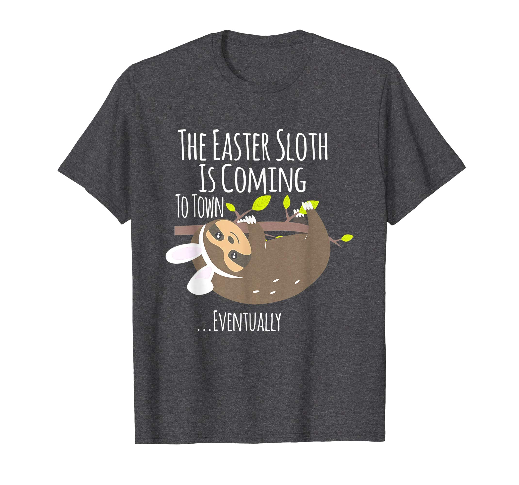 The Easter Sloth With Bunny Ears Funny T Shirt Easter Bunny