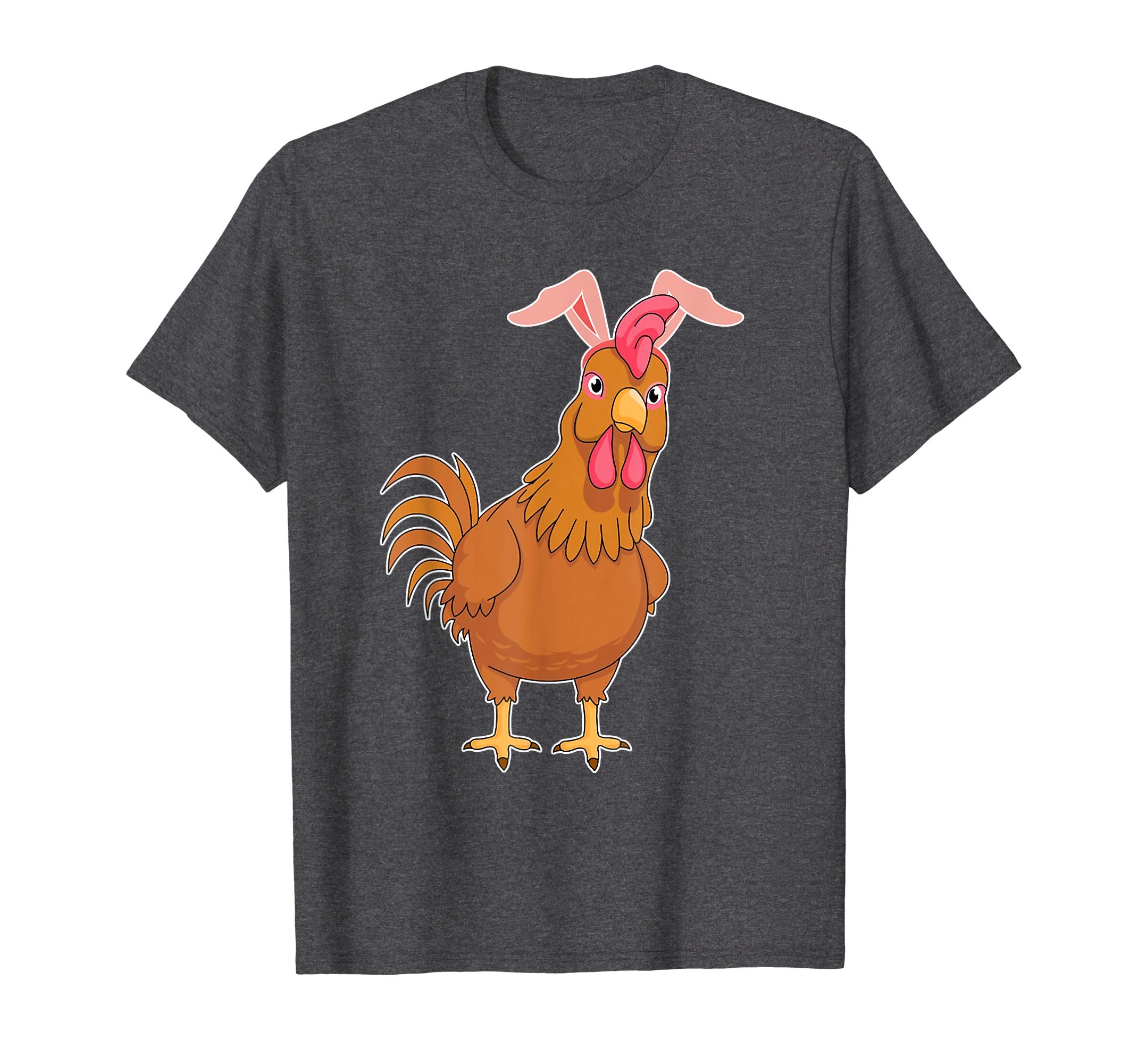 Chicken Hen Easter Bunny Rabbit Ears Funny TShirt