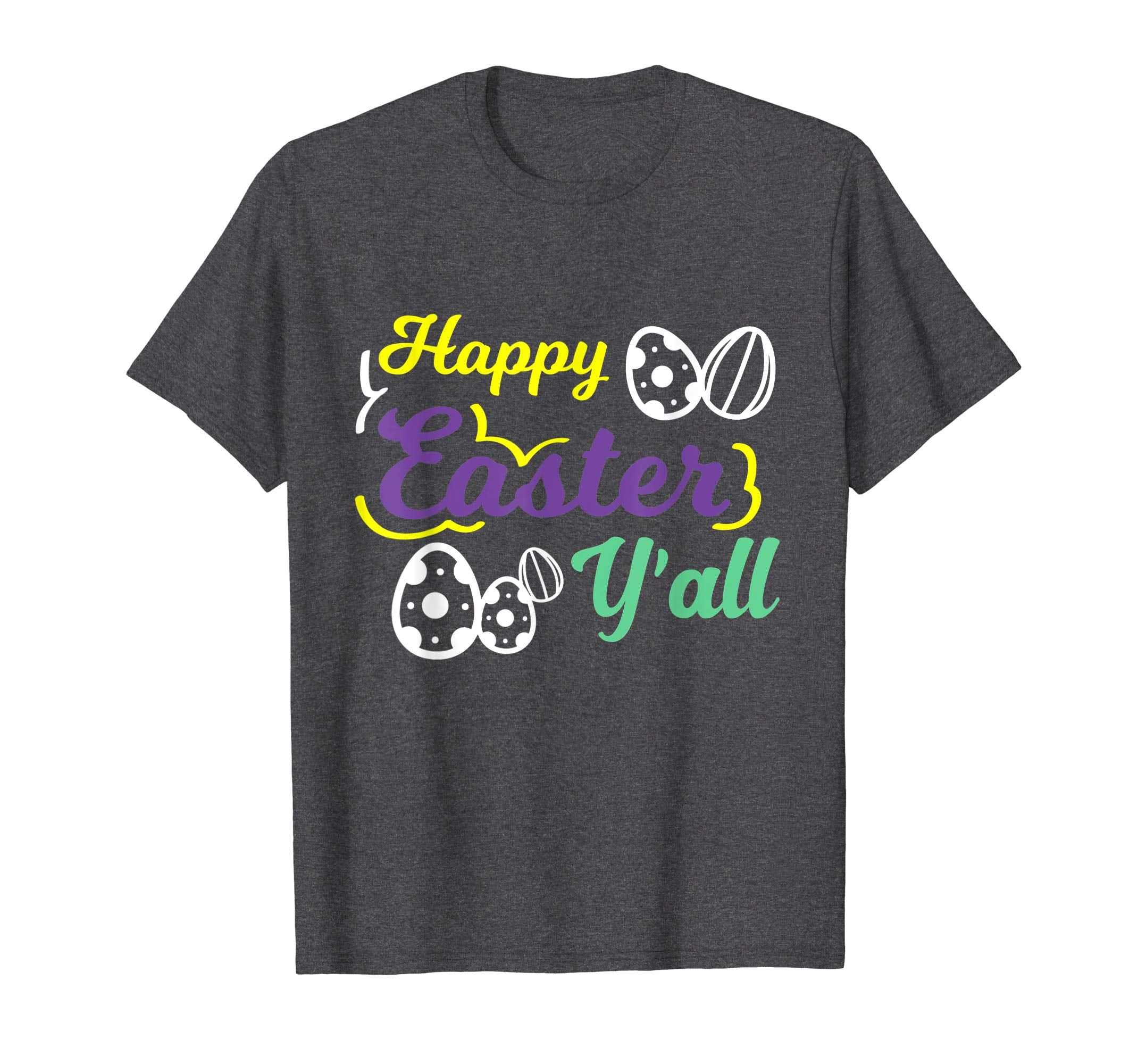 Happy Easter Y'All Easter Multicolor Easter Egg Gift T-Shirt