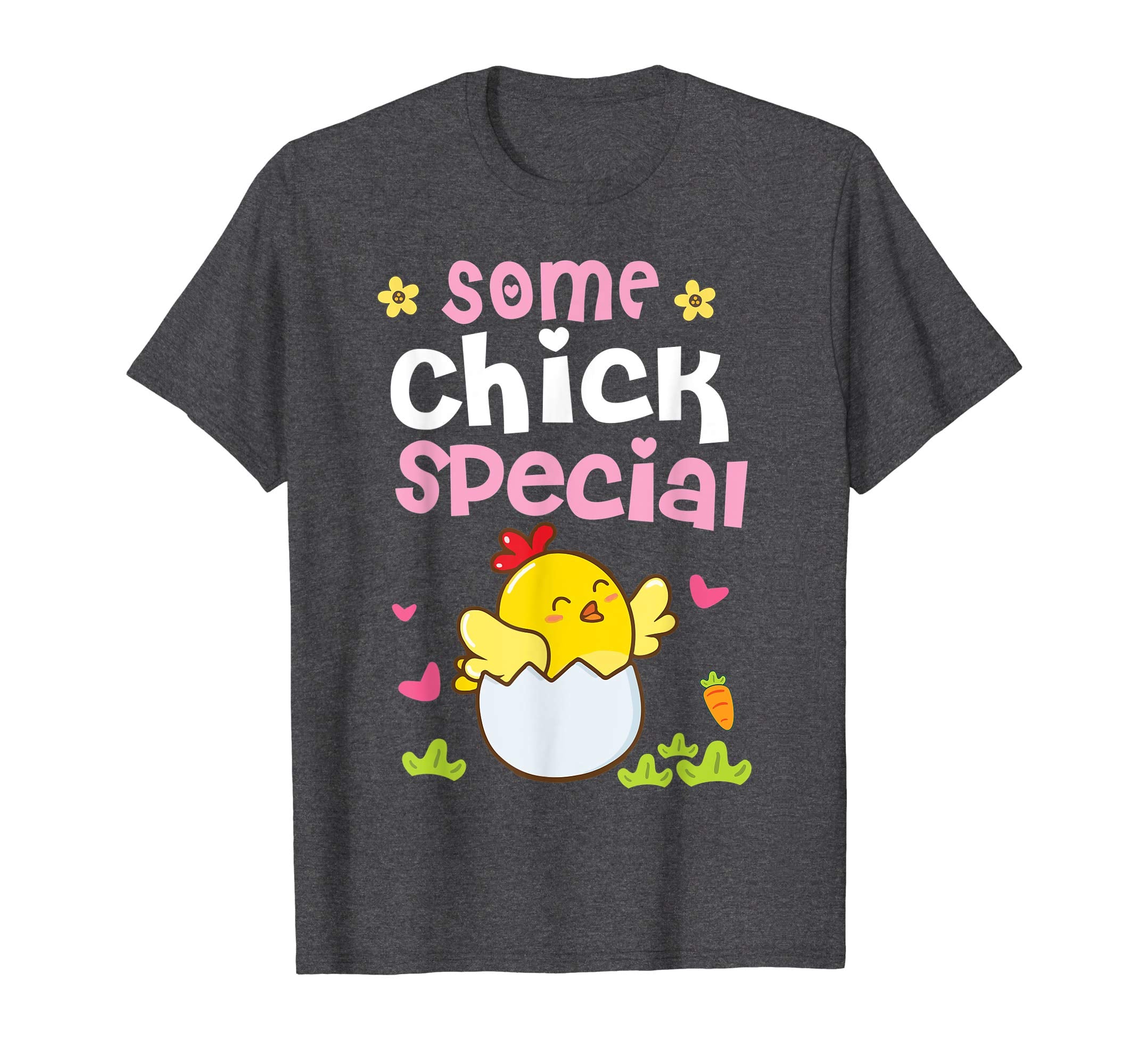 Heart Flower Carrot Happy Easter Shirt Some Chick Special