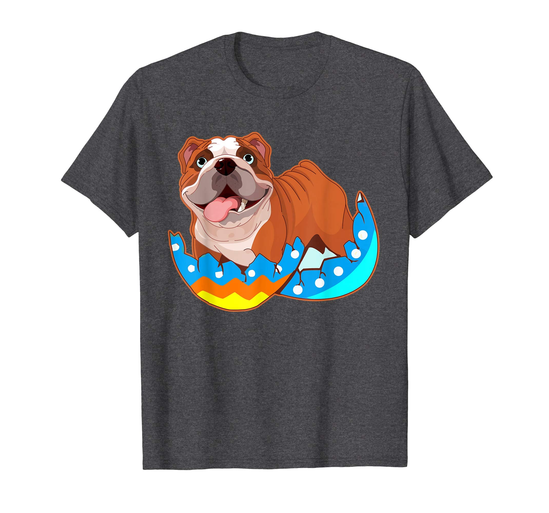 Easter Bulldog Shirt Bulldog and Egg Shirt Gift