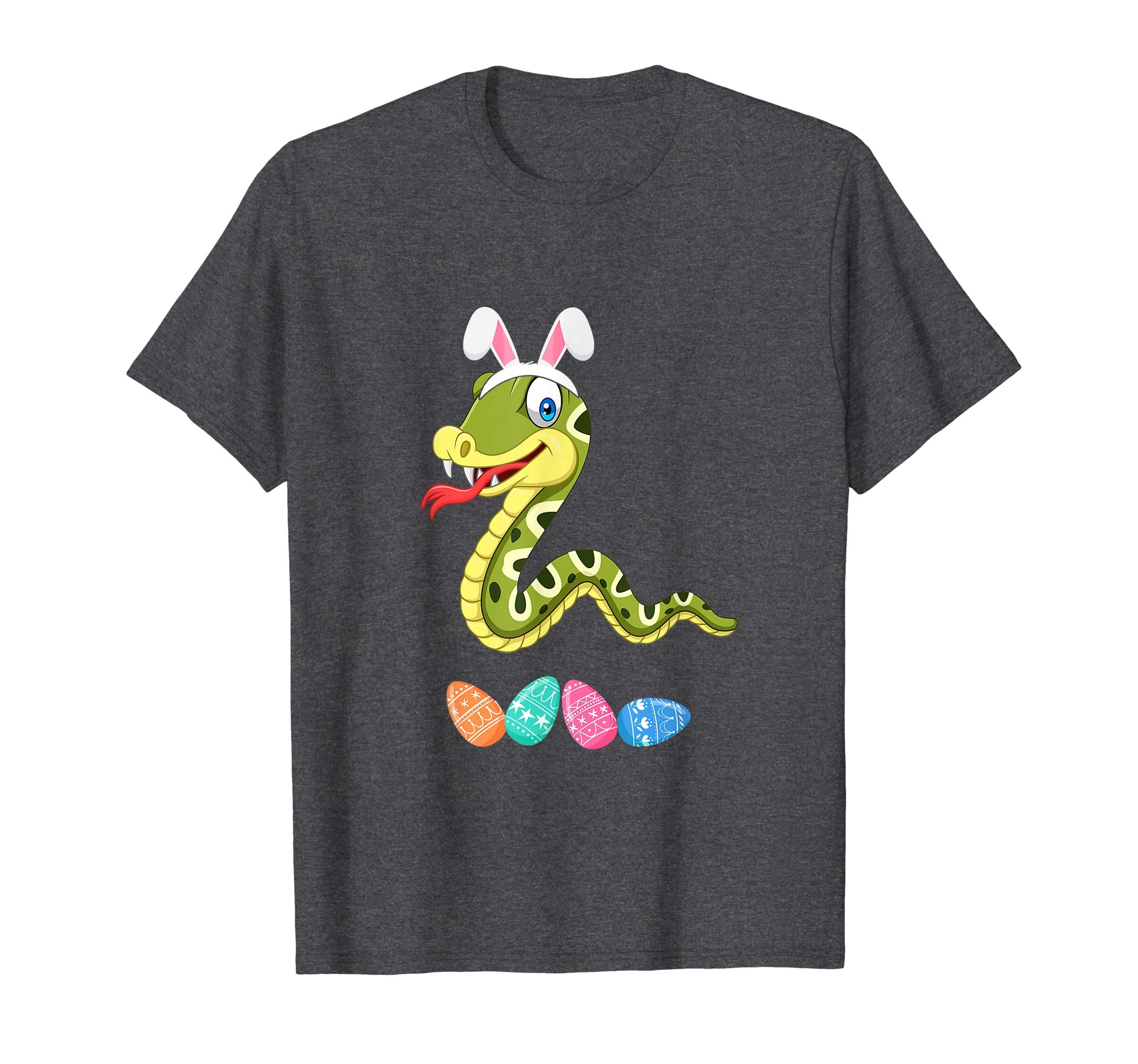 Funny Easter Snake With Bunny Ears And Eggs T Shirt