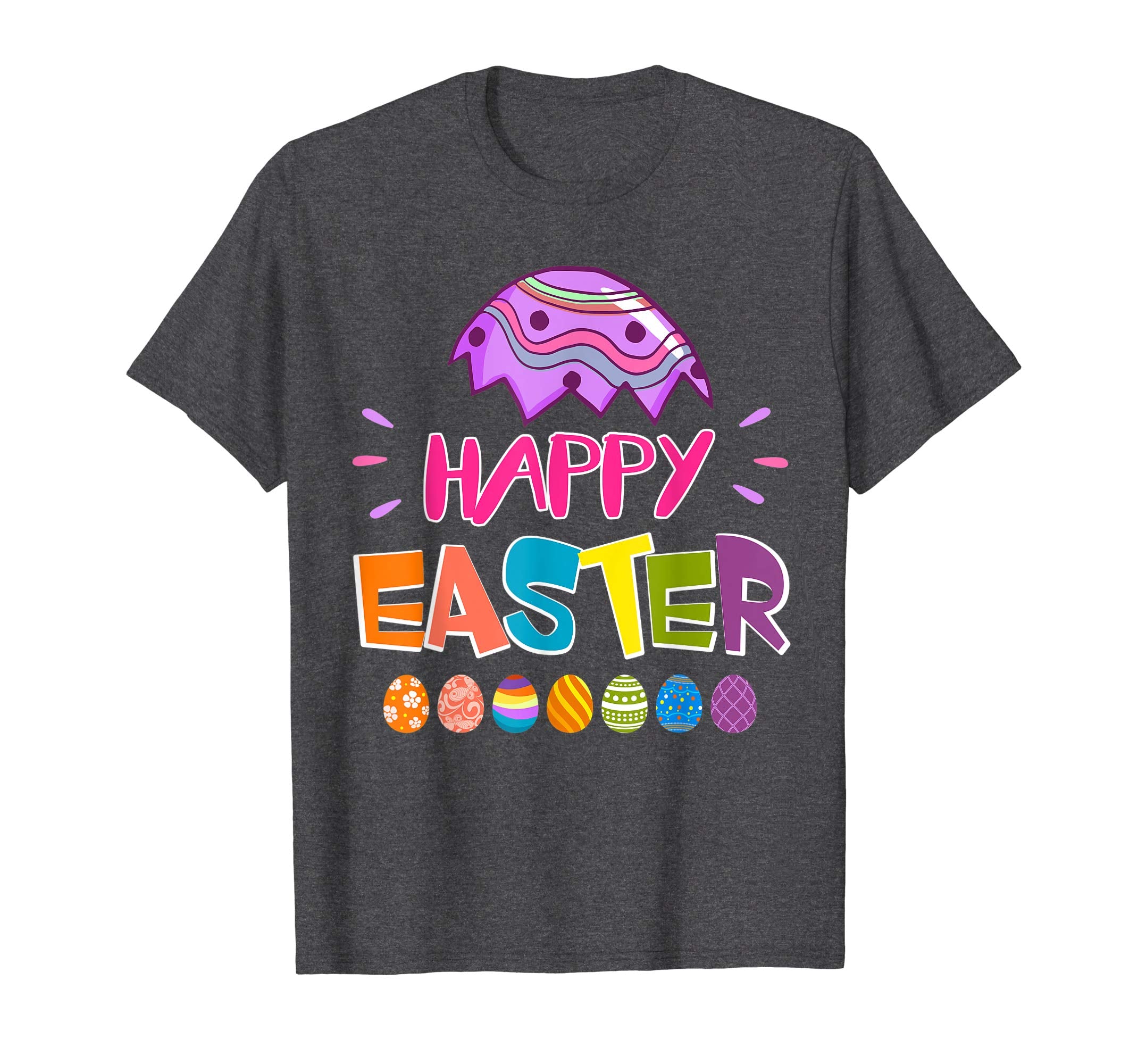 Happy Easter T-Shirt Funny Easter Eggs Novelty Shirt Gift