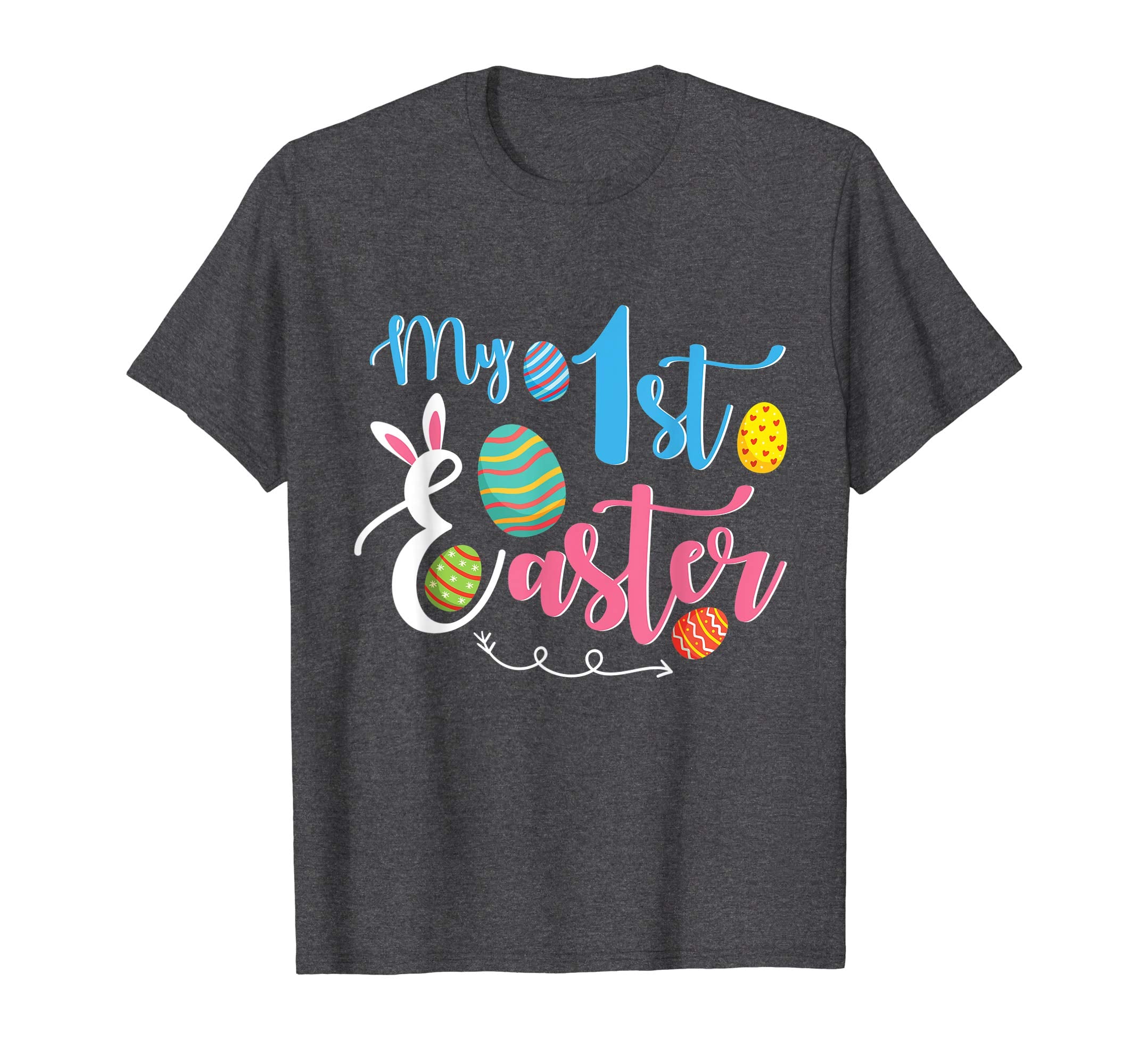 Bunny Rabbit Face &amp; Easter Egg My 1st Easter Happy Day Shirt
