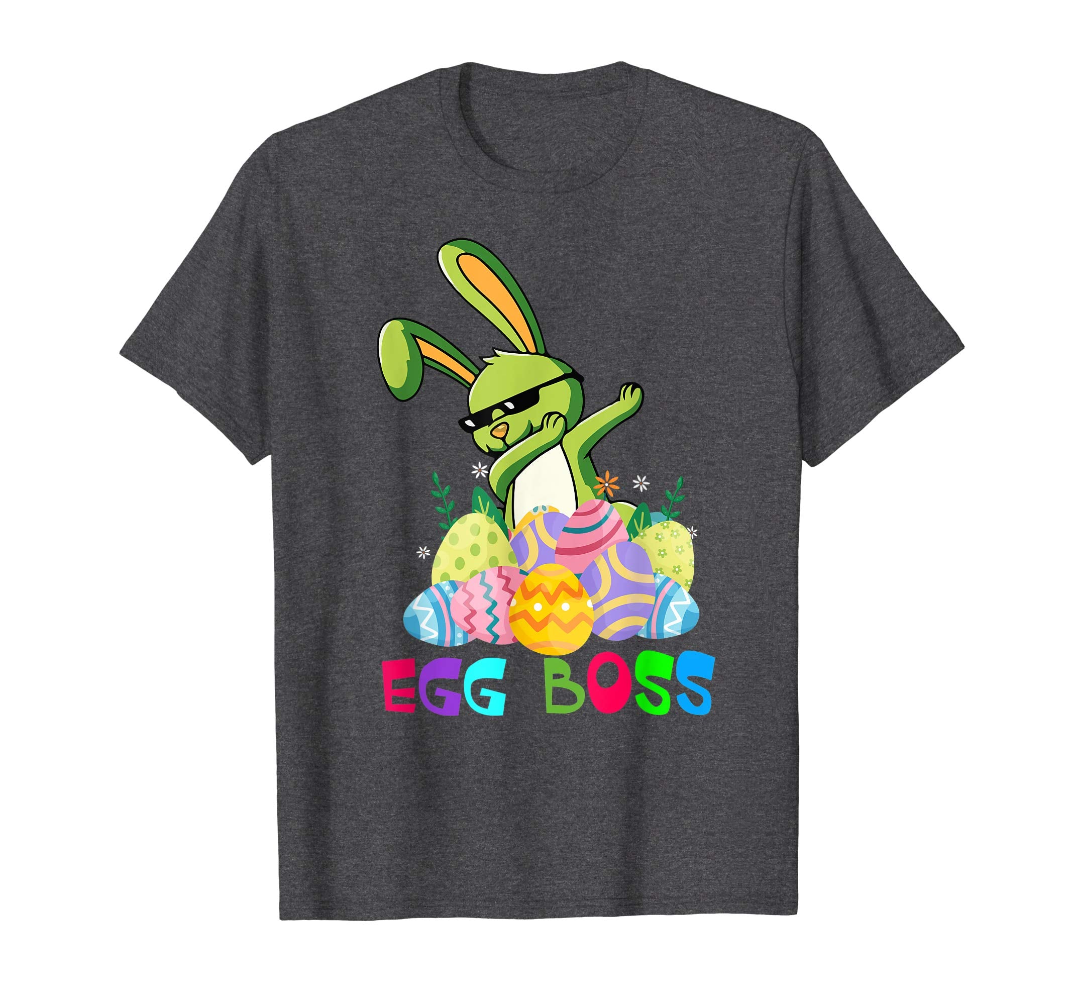 Cute Dabbing Egg Boss-Easter Bunny T Shirt For Kids