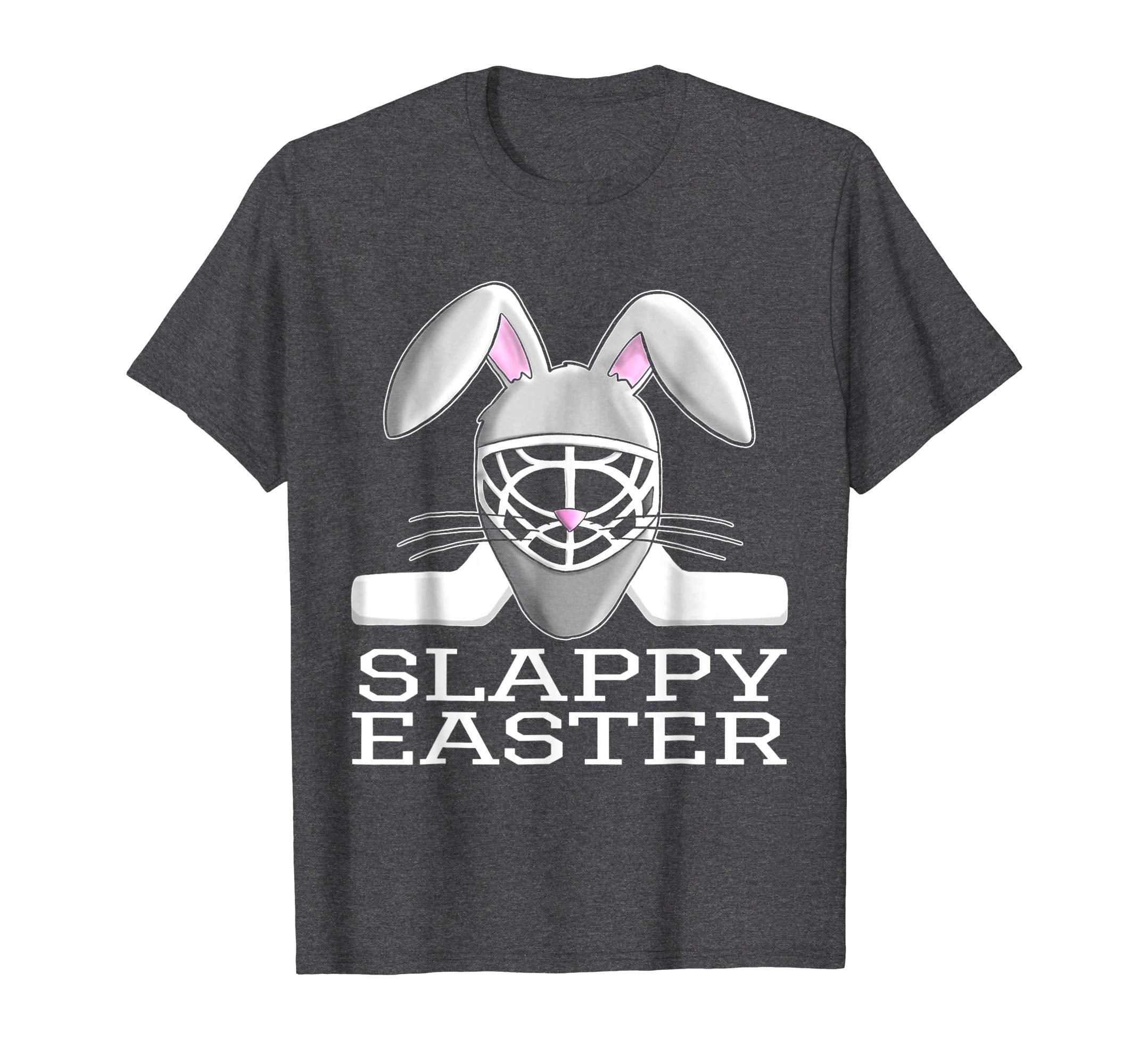 Easter Hockey Gift Bunny Goalie Mask T-Shirt Family Group