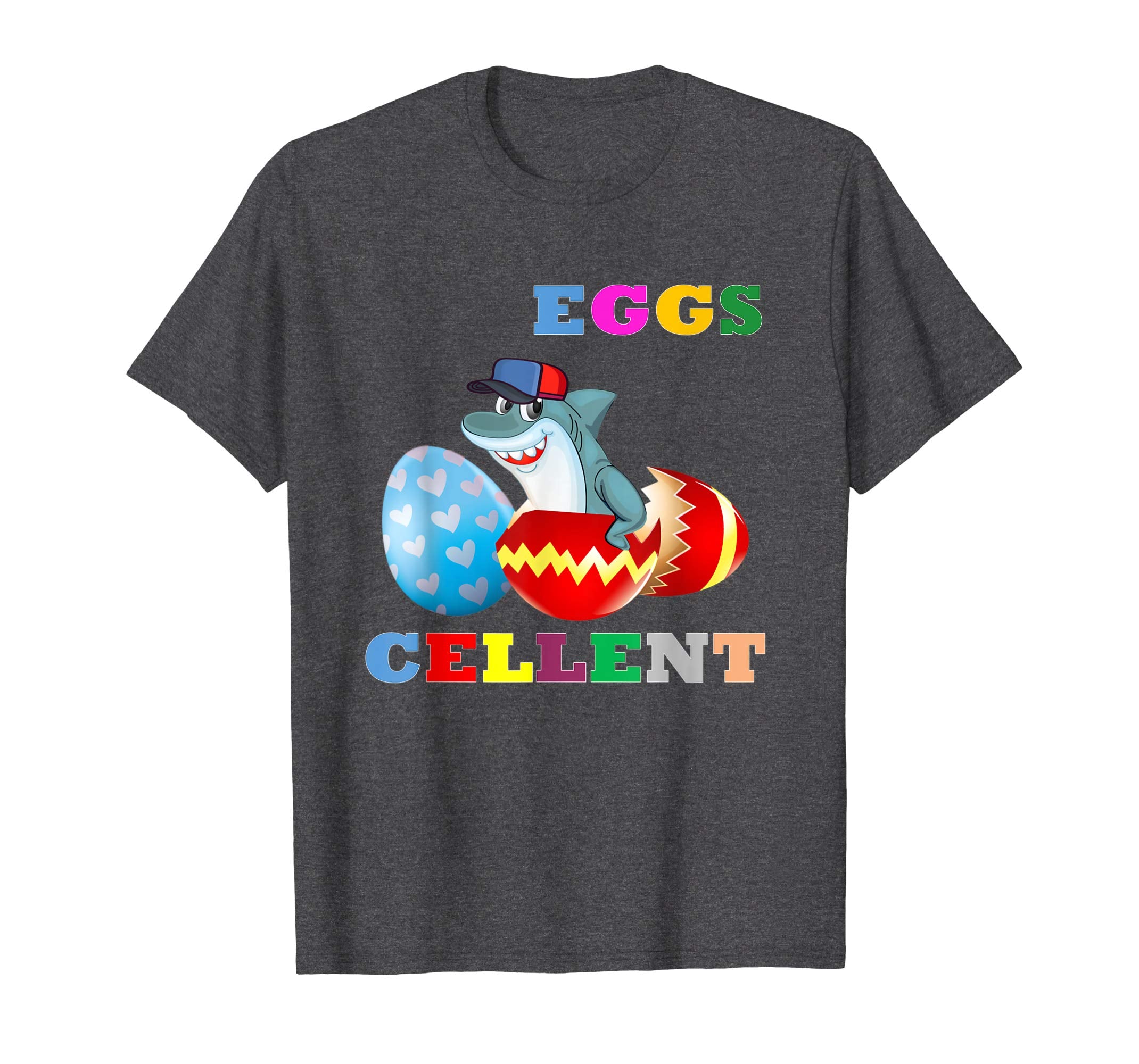 Easter Shark Shirt For Kids Cute Easter Shark Eggs Cellent