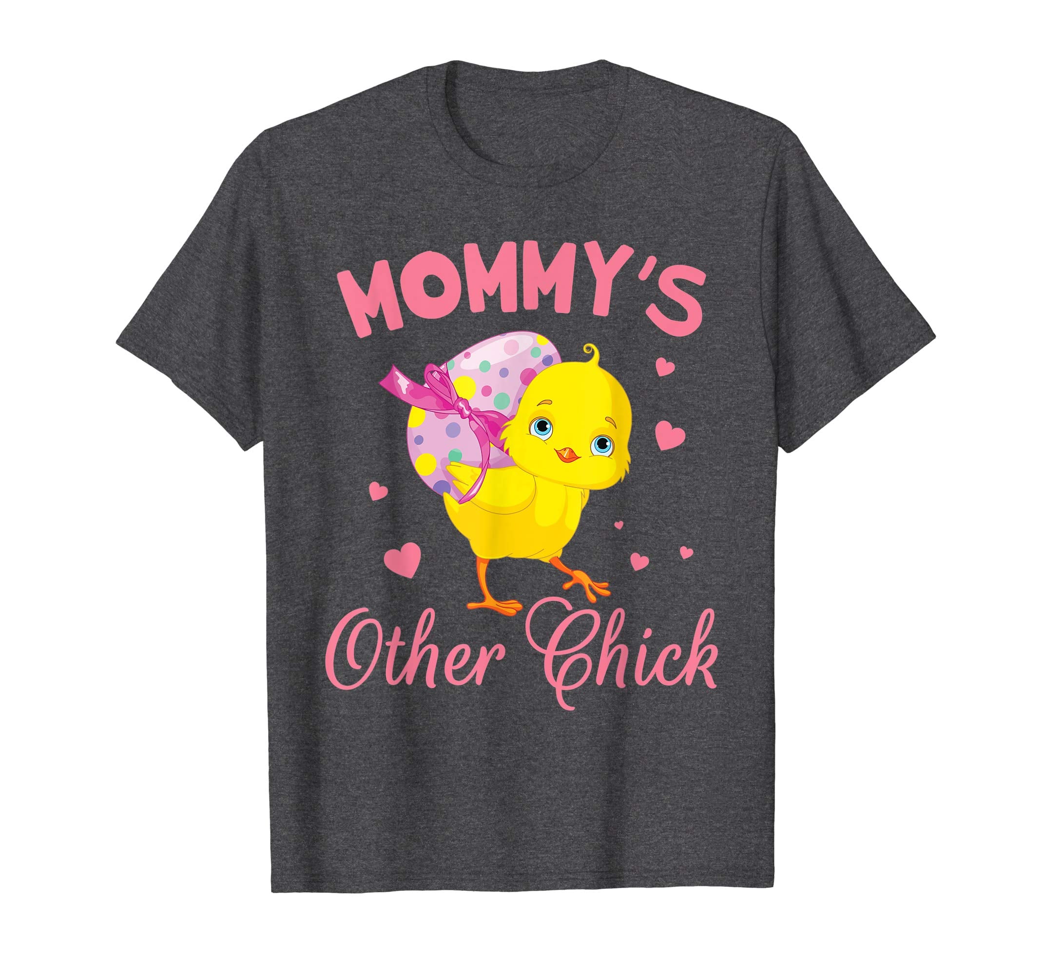 Hearts Chick With Big Easter Egg Shirt Mommy's Other Chick