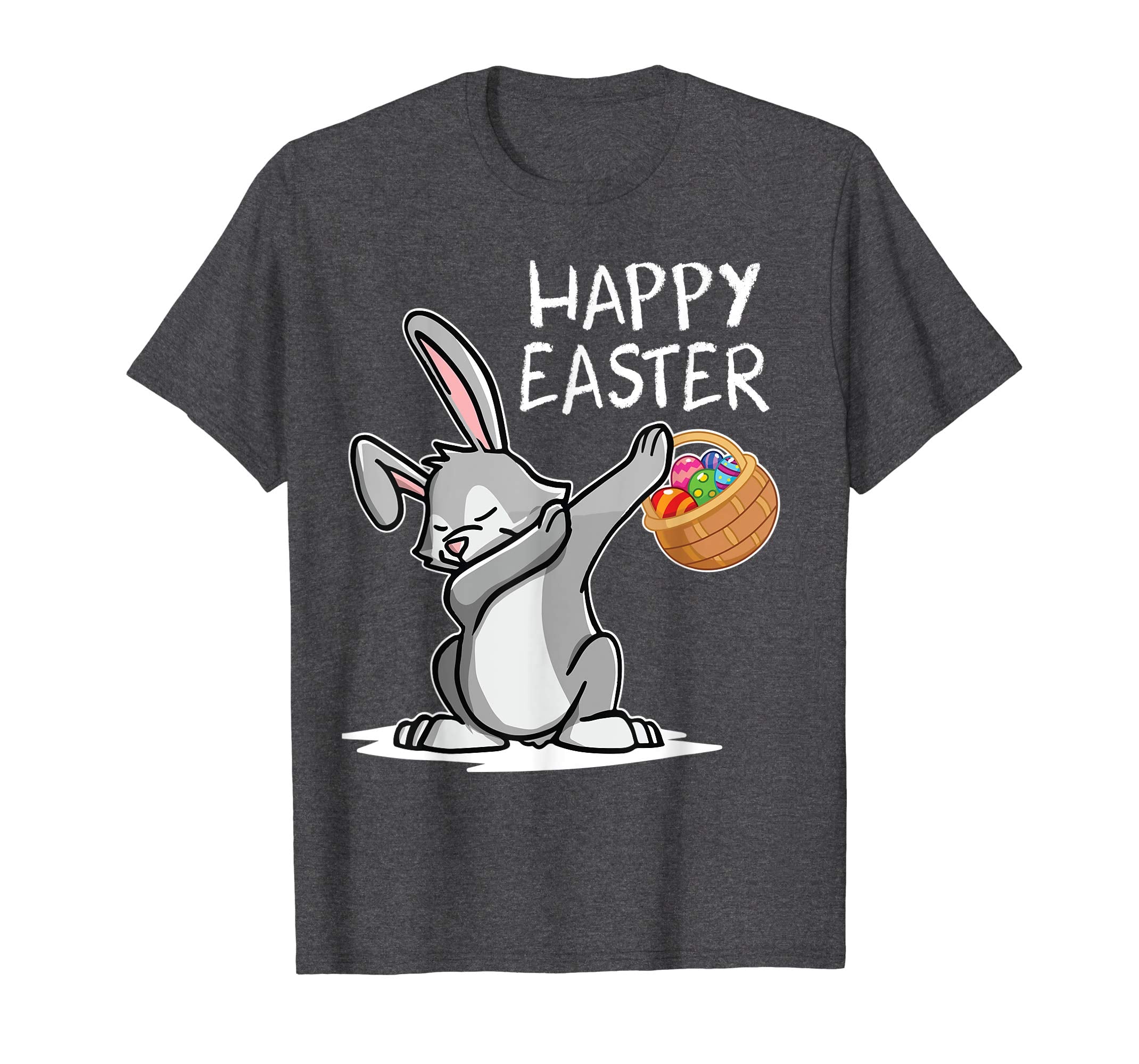 Rabbit Dabbing Dancing With Easter Eggs Shirt Happy Easter