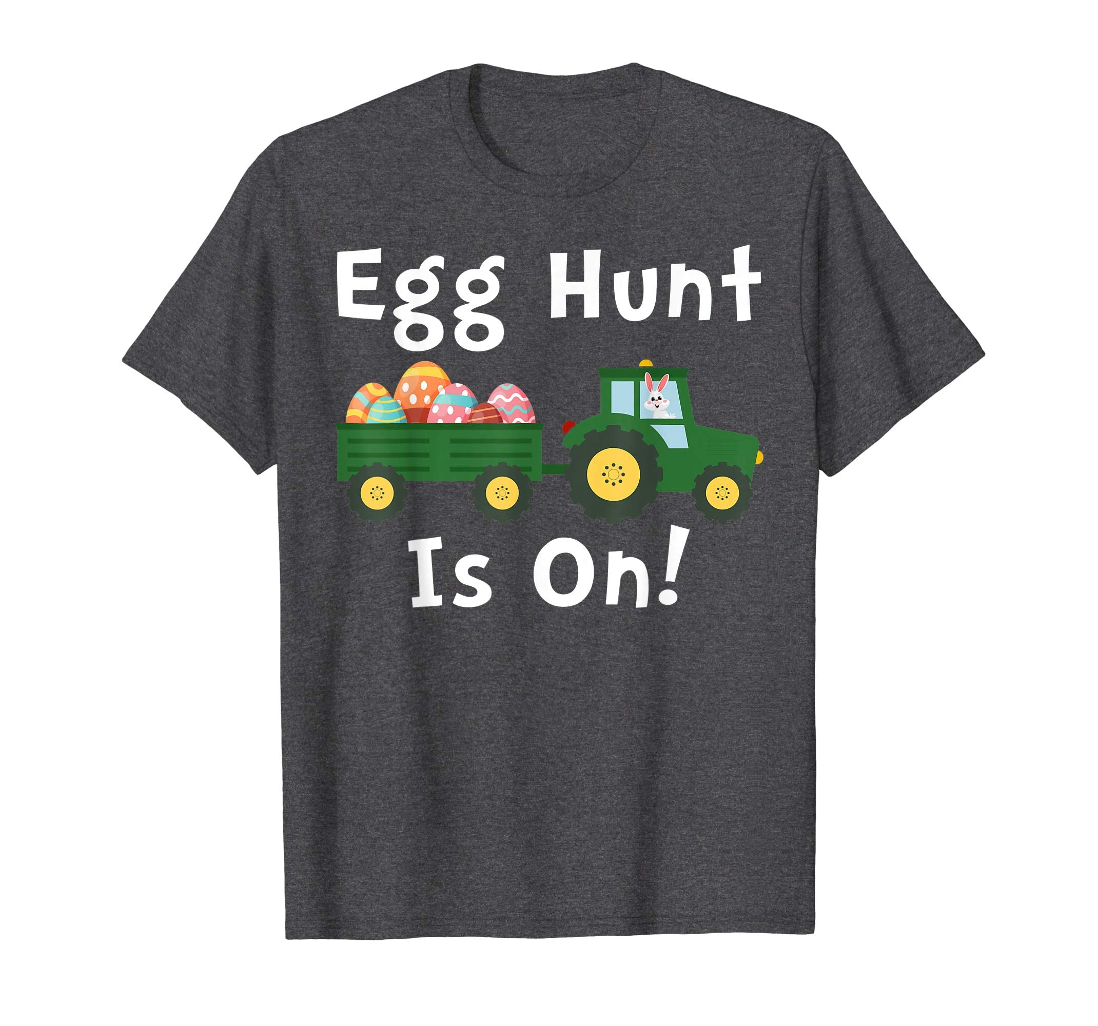 Egg Hunt Is On Tshirt Tractor Lovers Easter Kids Shirts