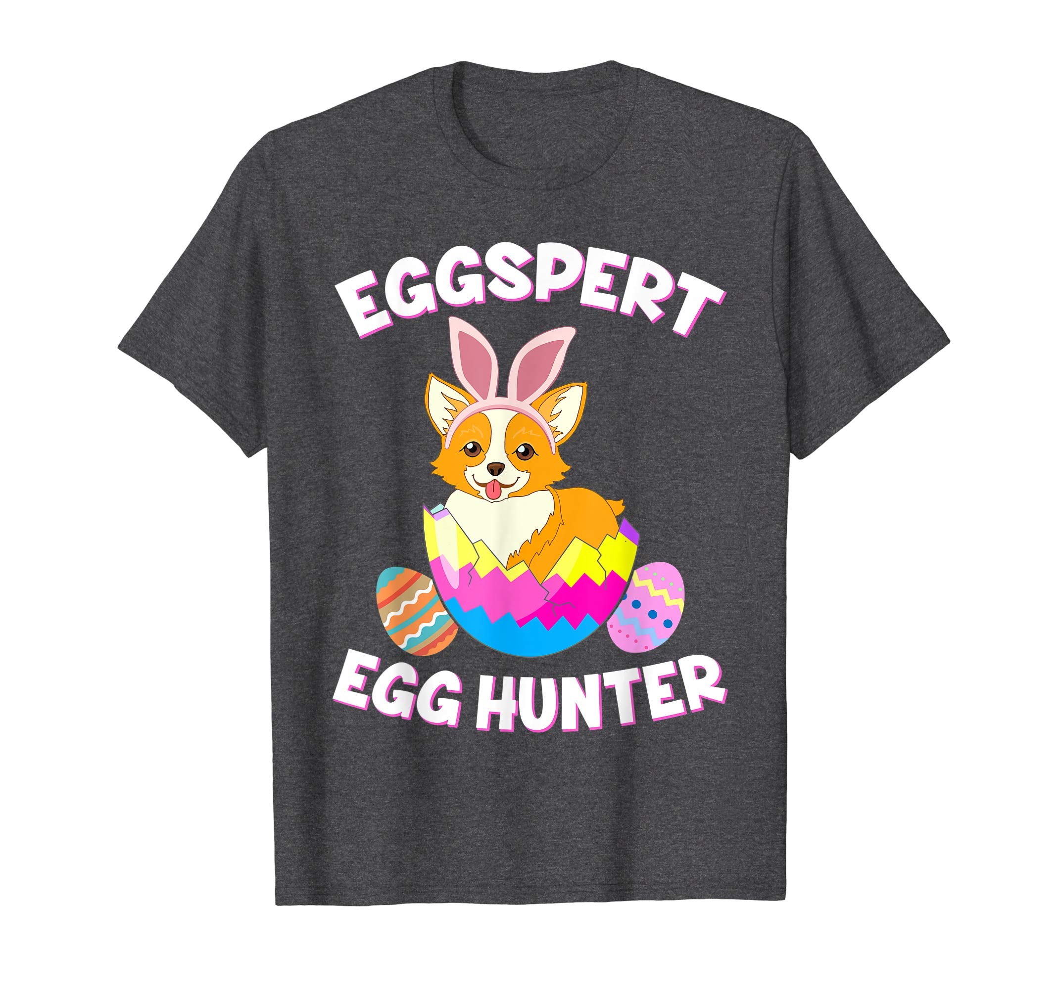 Eggspert Egg Hunter Easter Funny Corgi T Shirt