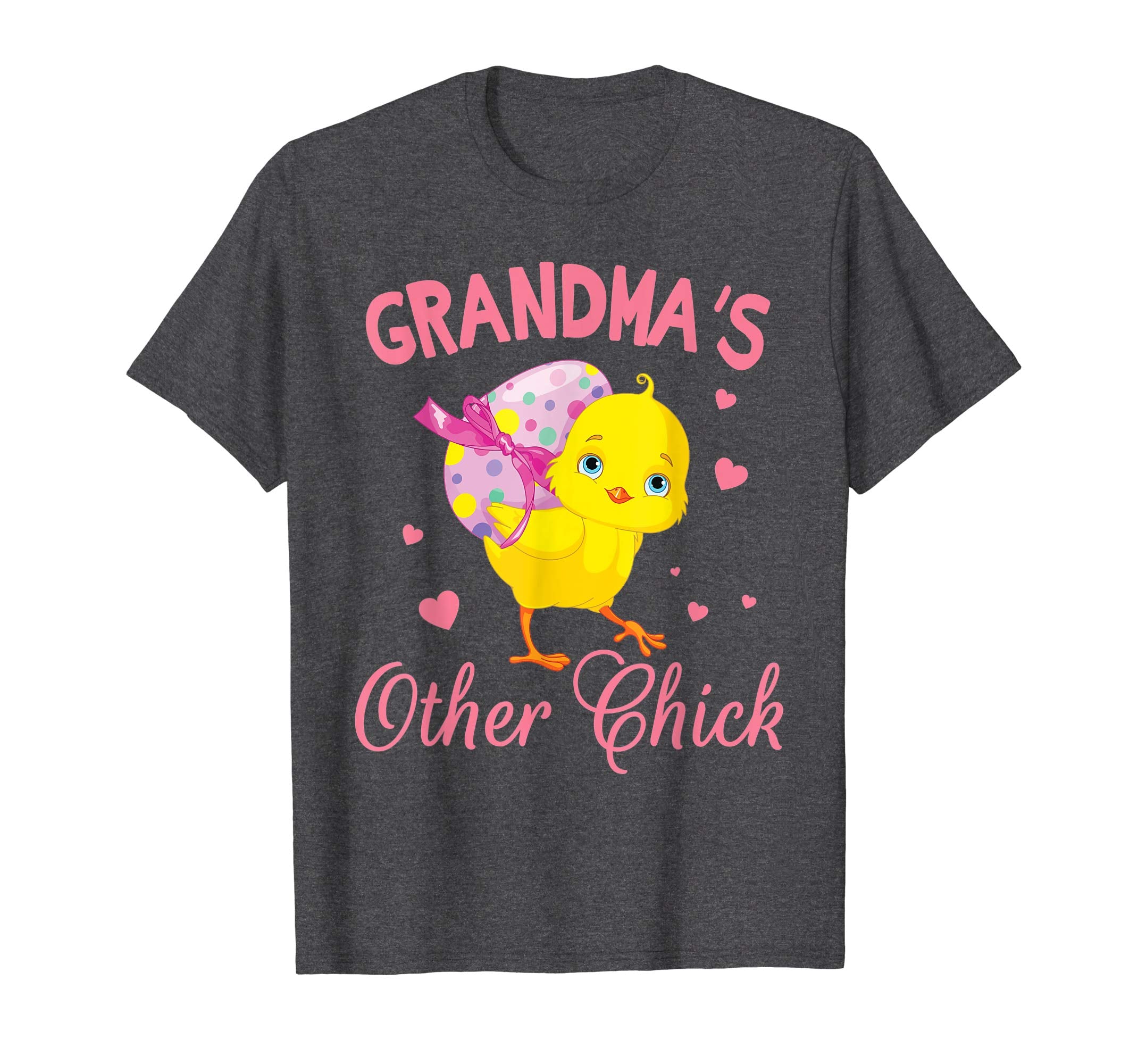 Hearts Chick With Big Easter Egg Shirt Grandma's Other Chick