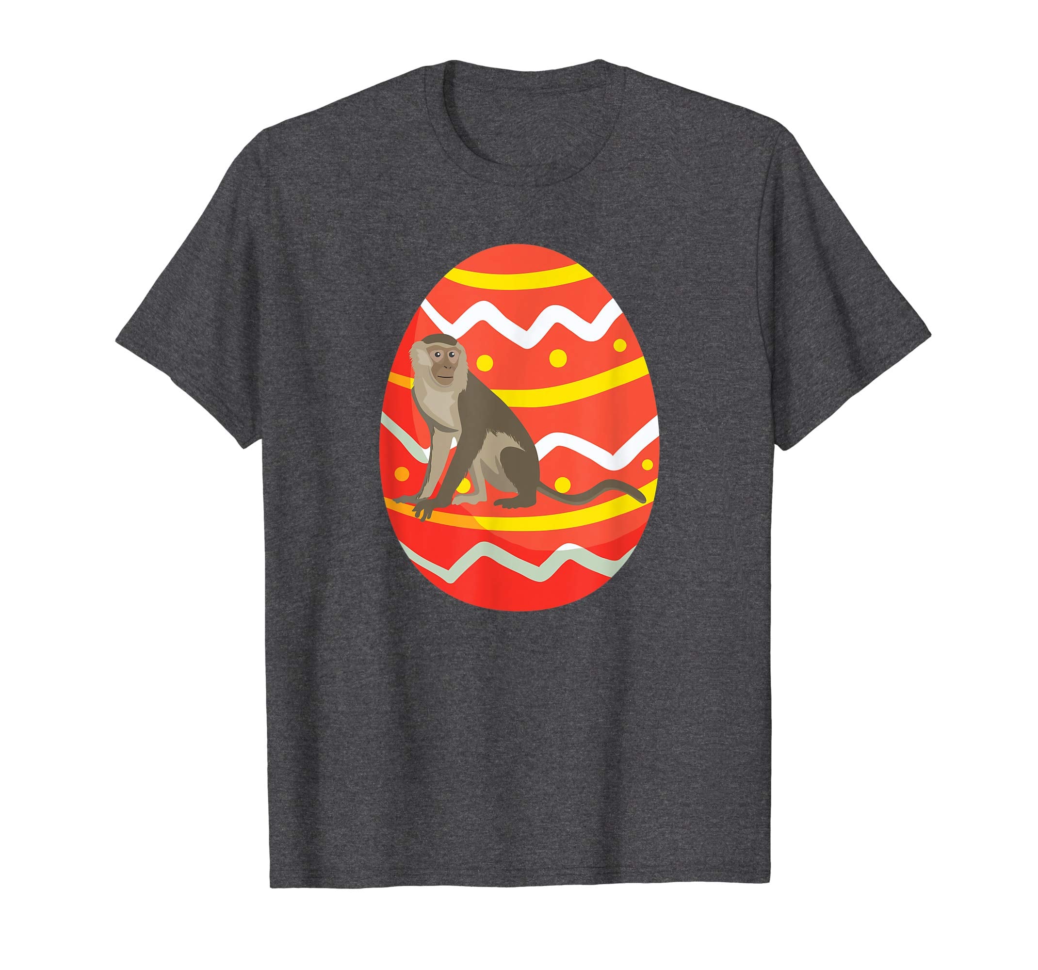 Funny Monkey Easter Egg T-Shirt Gifts for Kids Boys Girls