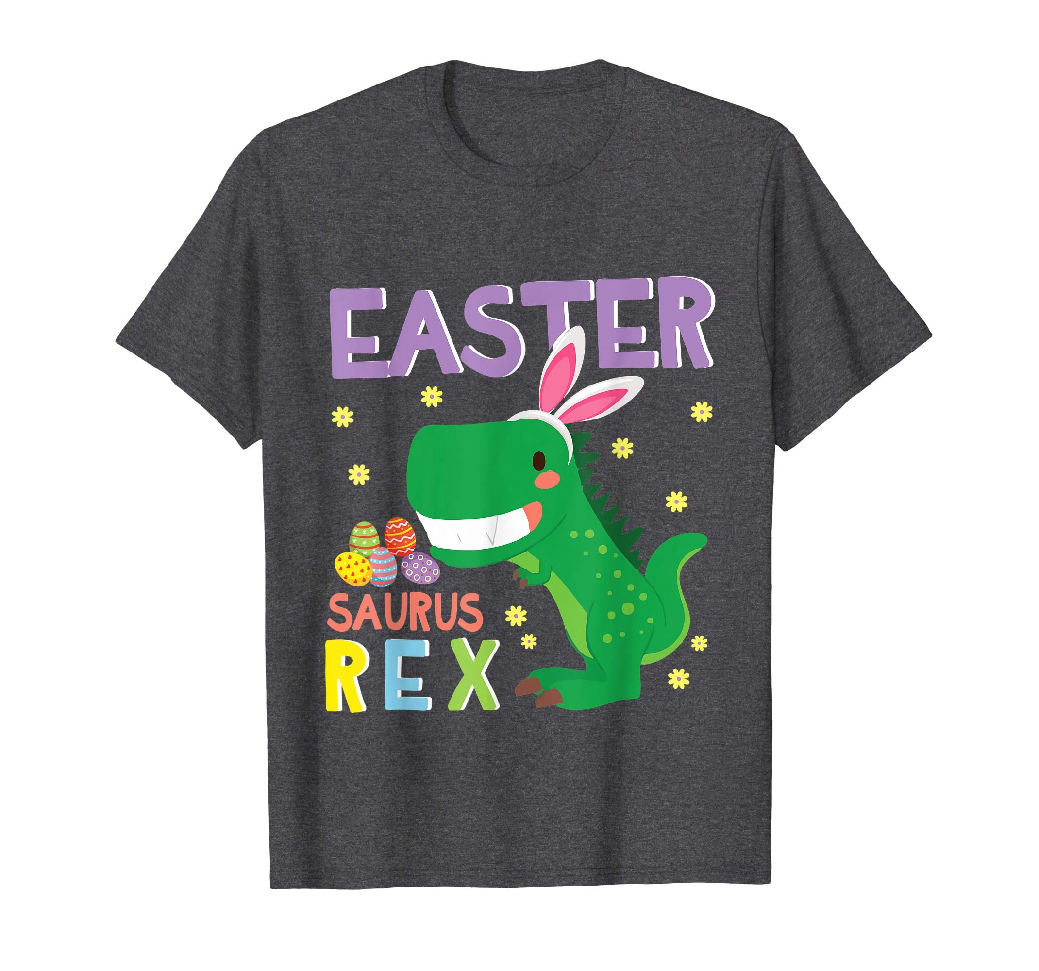 Dinosaur Bunny &amp; Easter Eggs Happy Shirt Easter Saurus Rex
