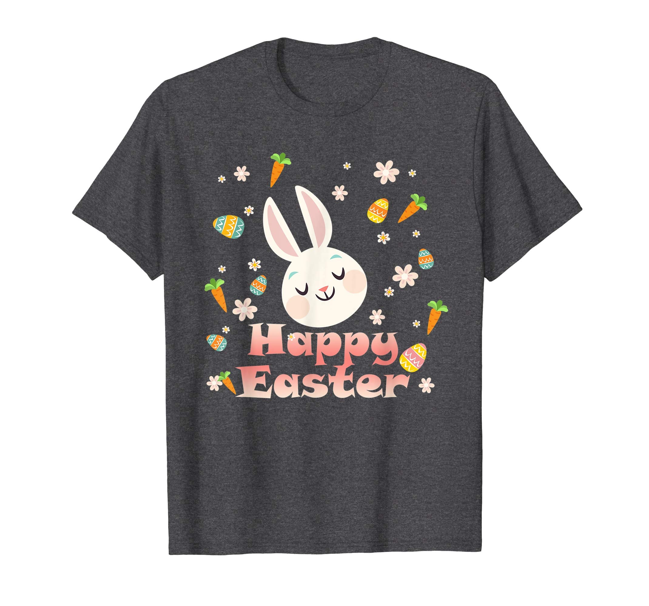 Happy Easter Bunny Tee shirt Easter Eggs Tee