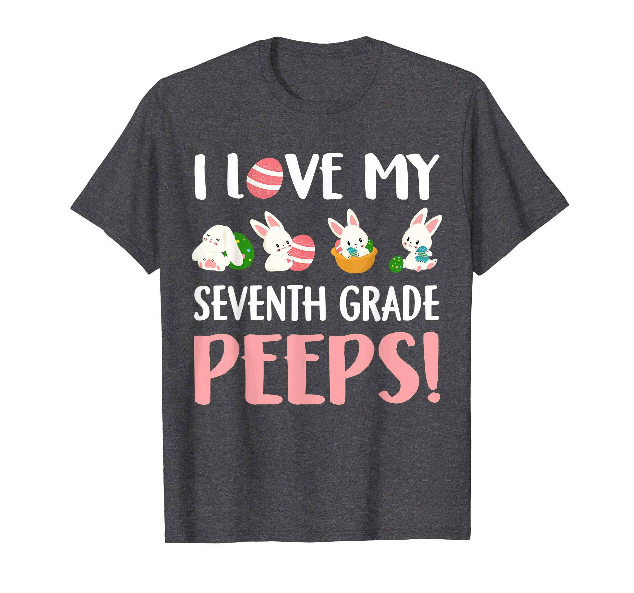 I Love My Seventh Grade Peeps Easter Day T-Shirt