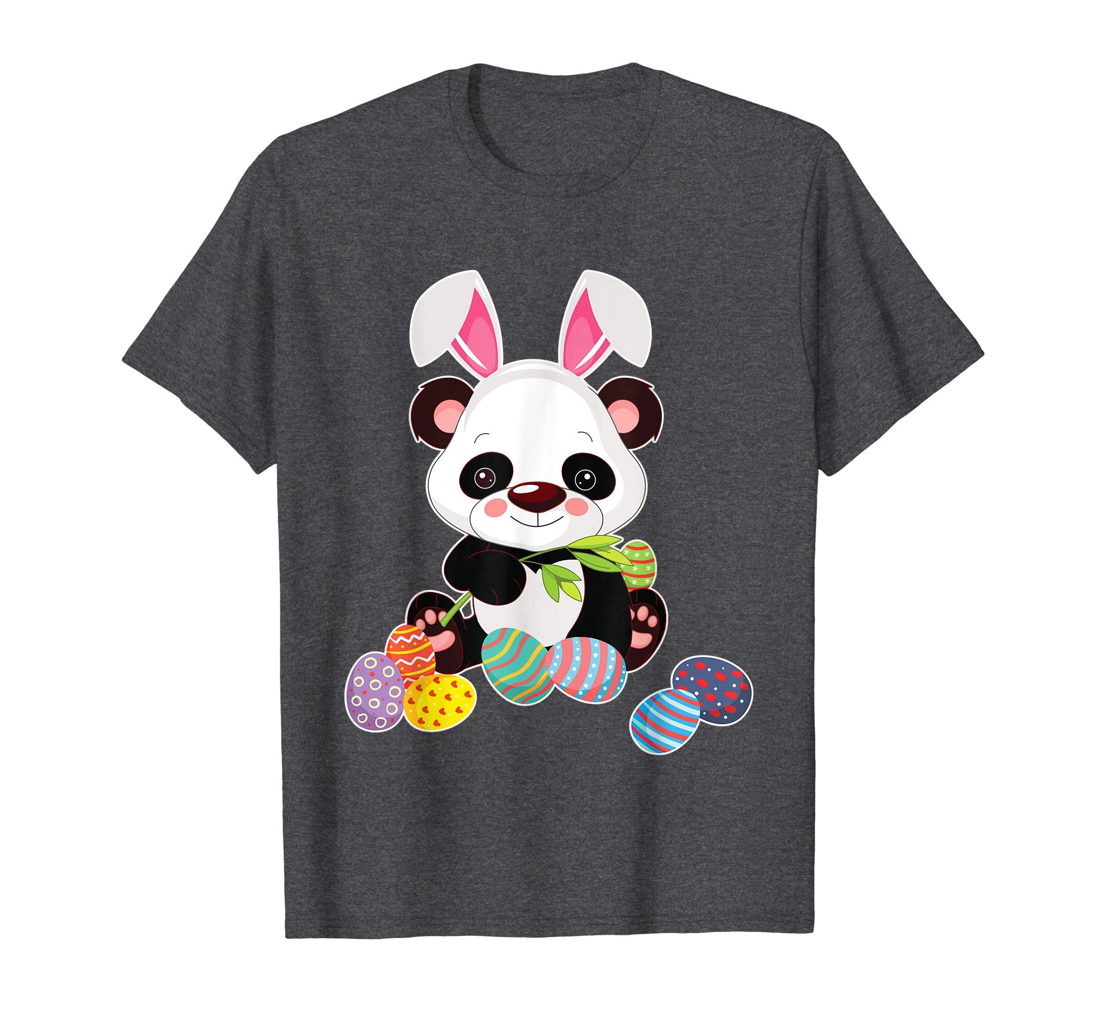 Panda With Bunny Rabbit Hat Easter Eggs Happy Day Shirt