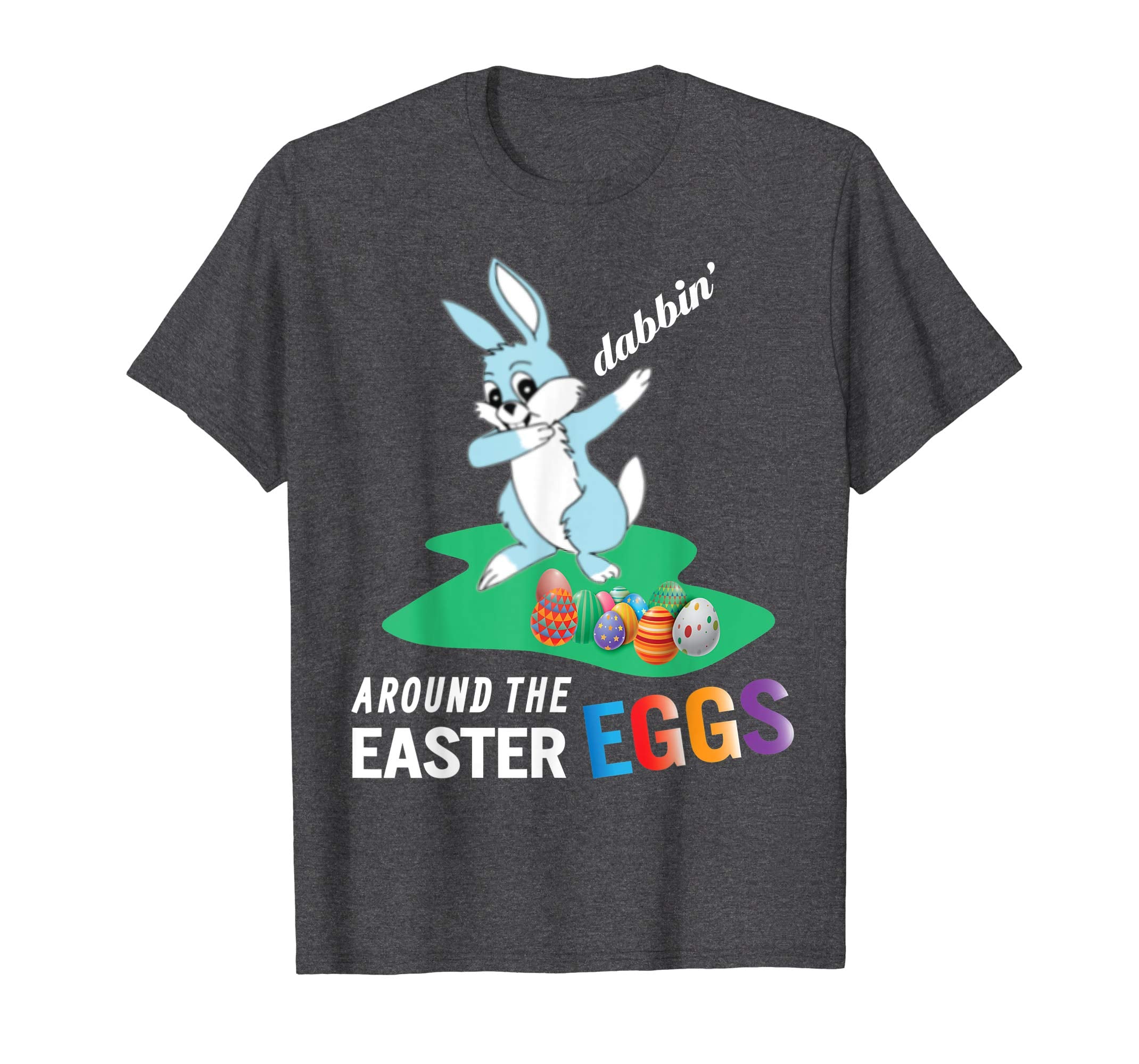 Smile Bunny Rabbit Dab Dabbin' Around The Easter Eggs Shirt