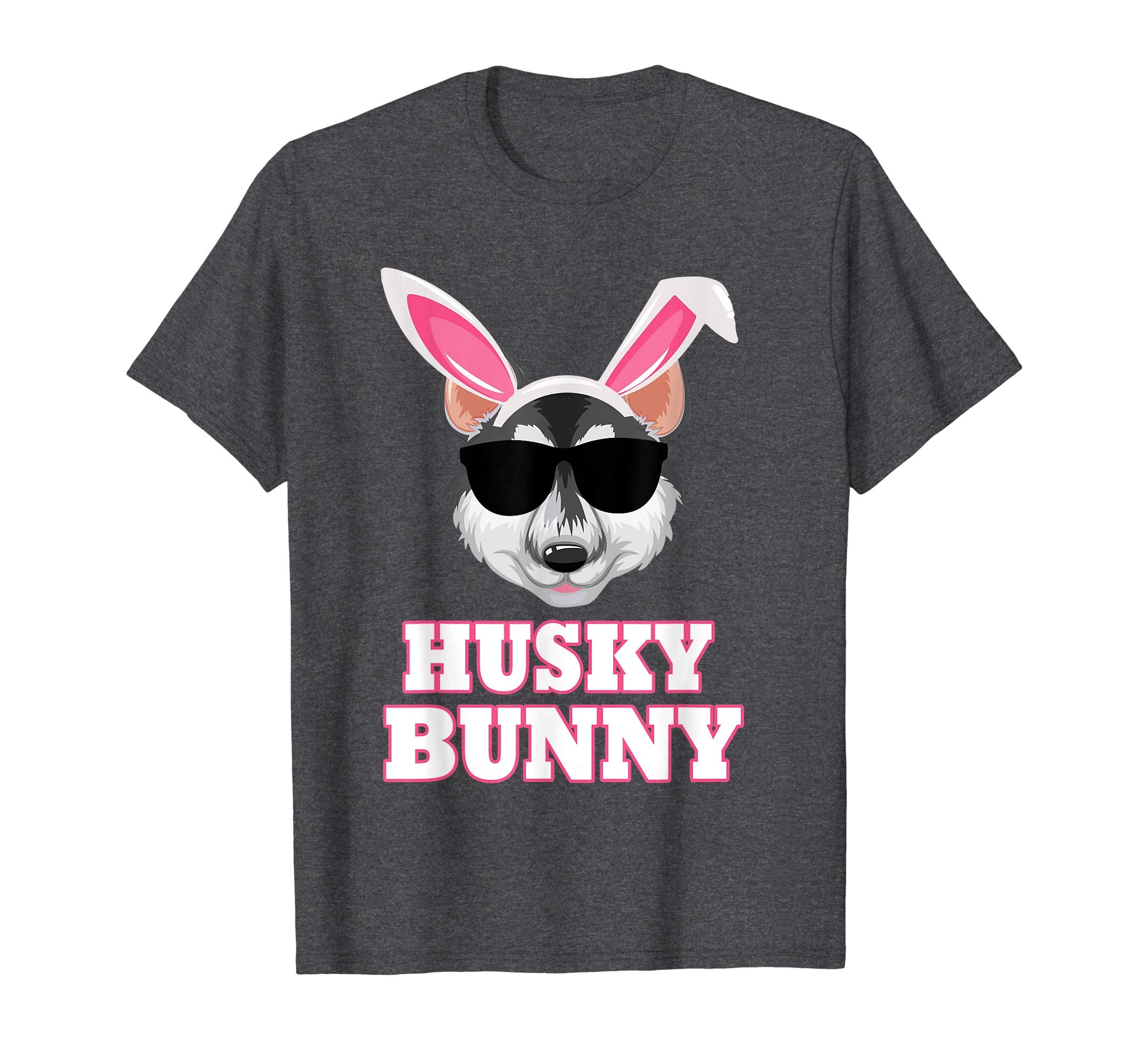 Cool Glasses Huskys Bunny Rabbit Dog Happy Easter Shirt