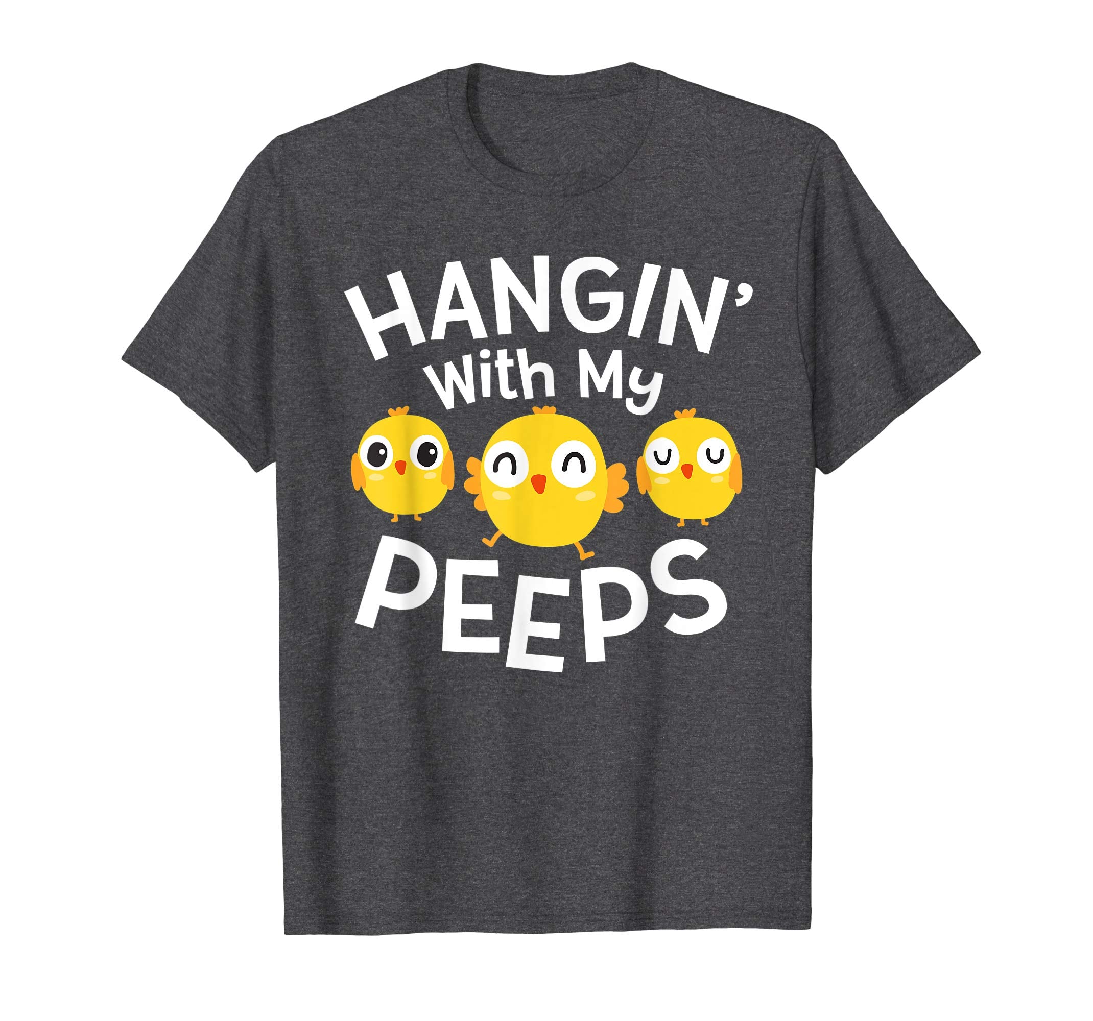 Hanging With My Peeps Happy Easter Kids Boys Girls T Shirt