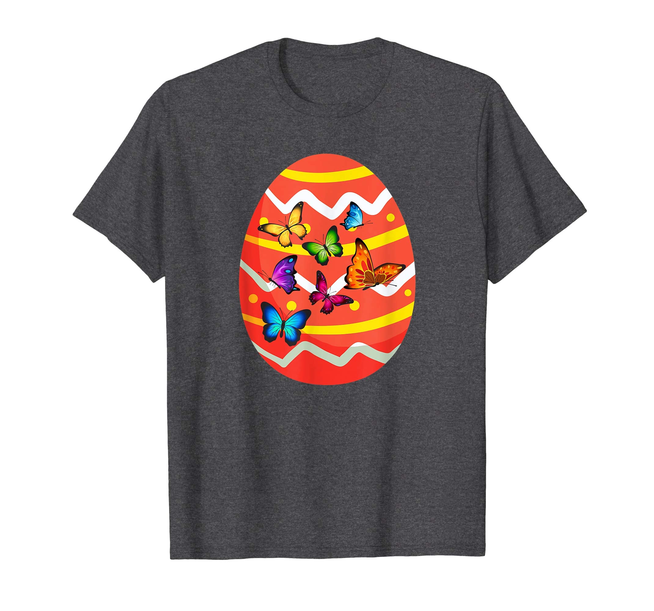 Funny Butterflies Easter Egg Shirt Gifts for Kids Boys Girls
